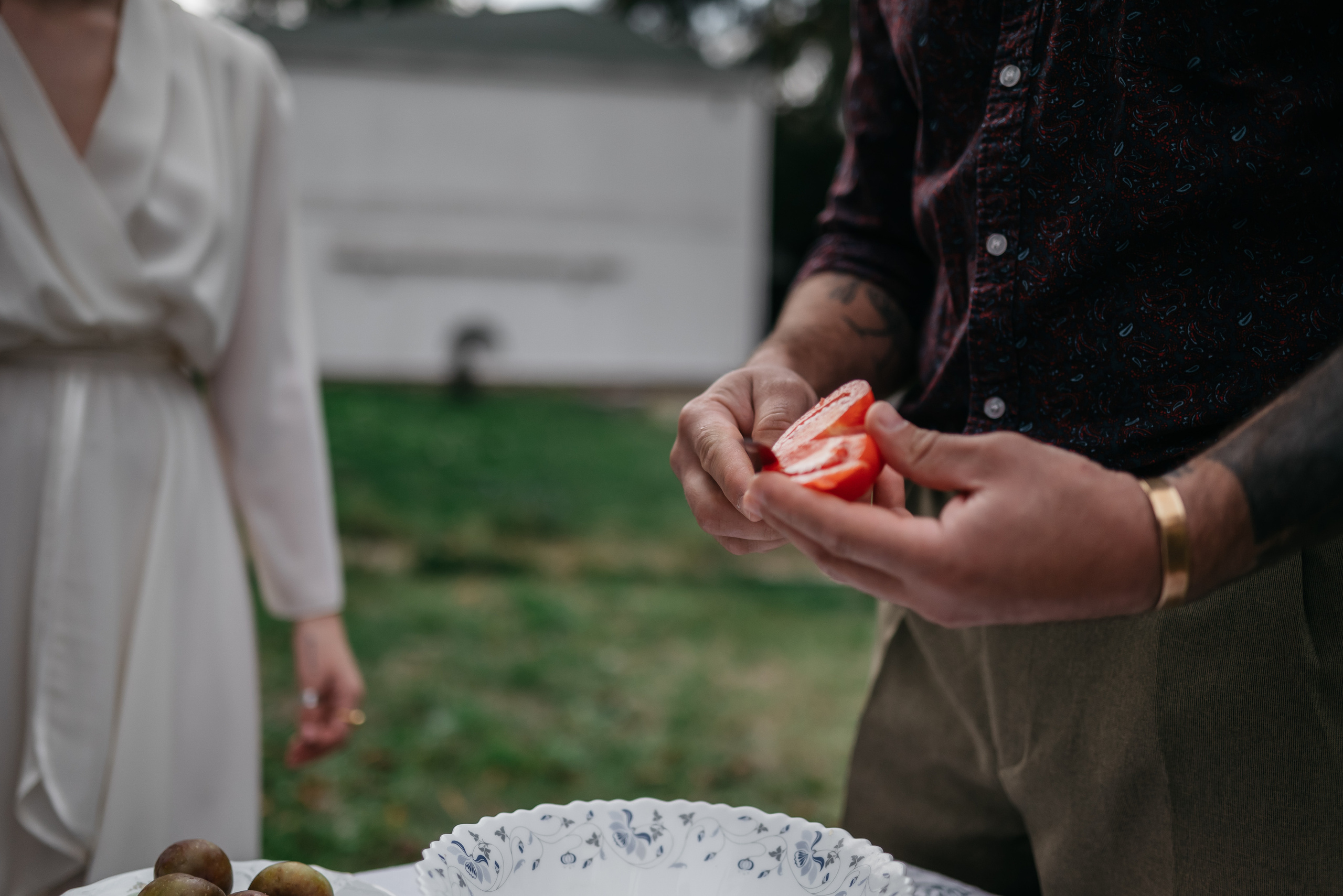 Камерная свадьба в деревенском стиле. Свадебный фотограф Анна Хочева