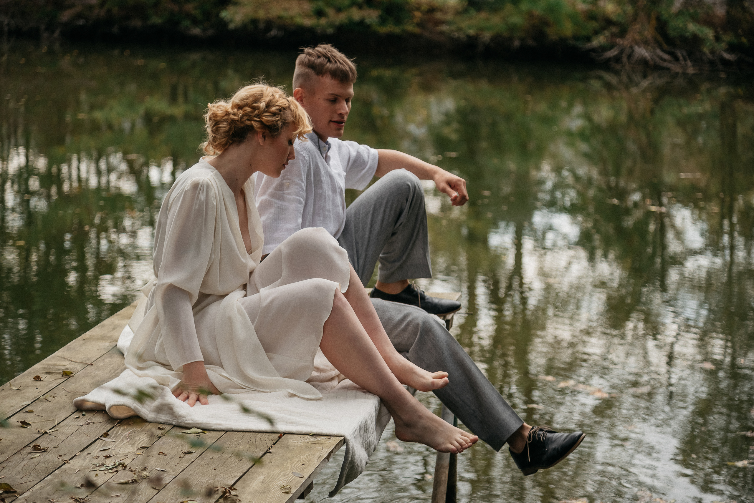 Камерная свадьба в деревенском стиле. Свадебный фотограф Анна Хочева