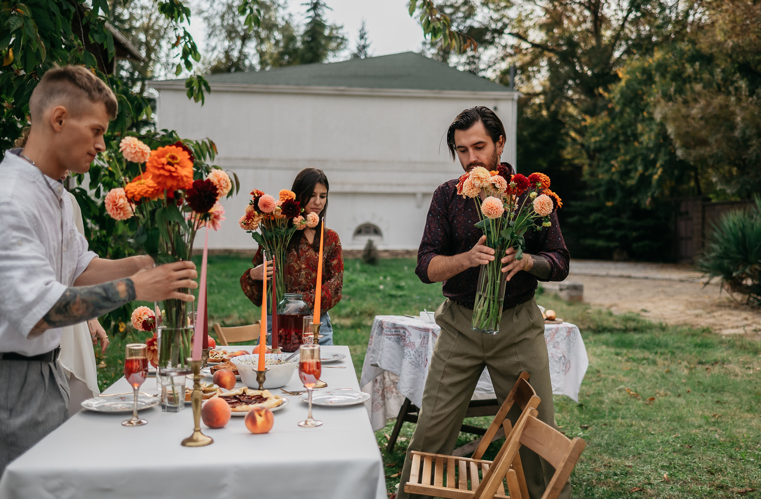 Камерная свадьба в деревенском стиле. Свадебный фотограф Анна Хочева