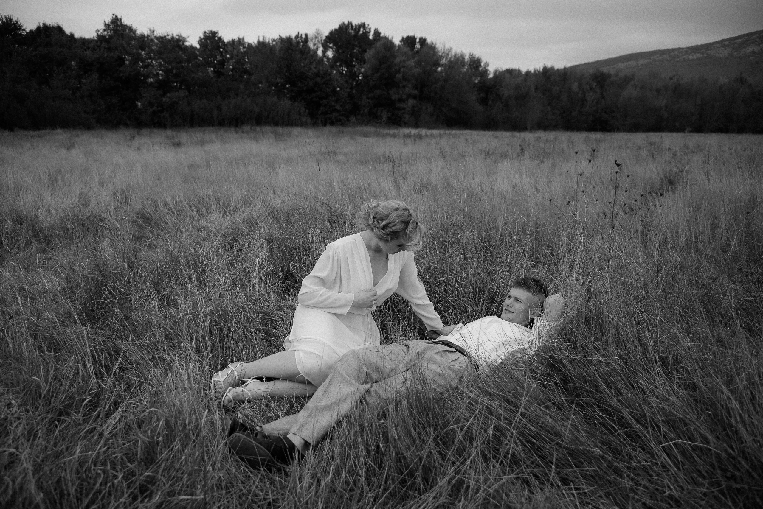 Камерная свадьба в деревенском стиле. Свадебный фотограф Анна Хочева