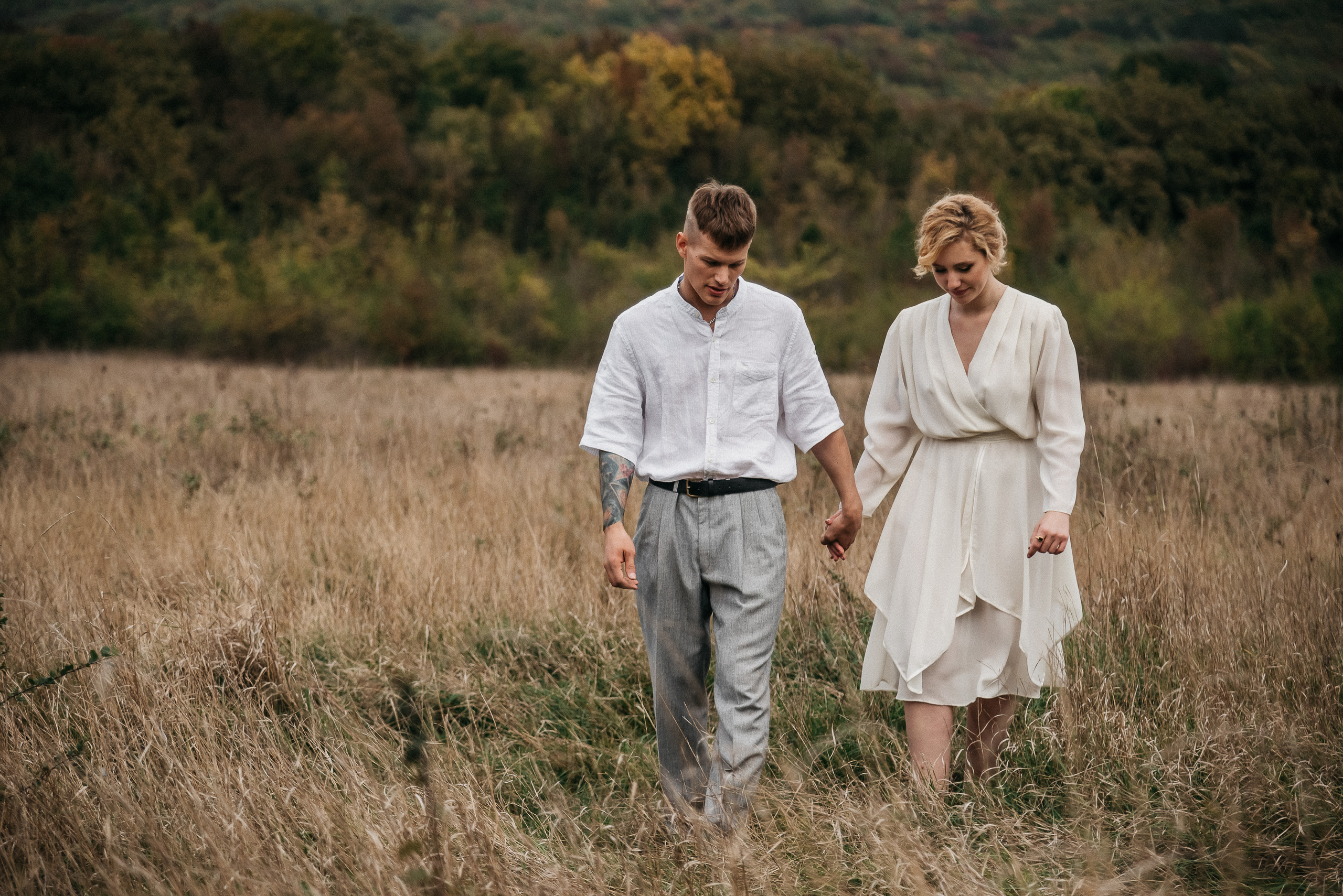 Камерная свадьба в деревенском стиле. Свадебный фотограф Анна Хочева