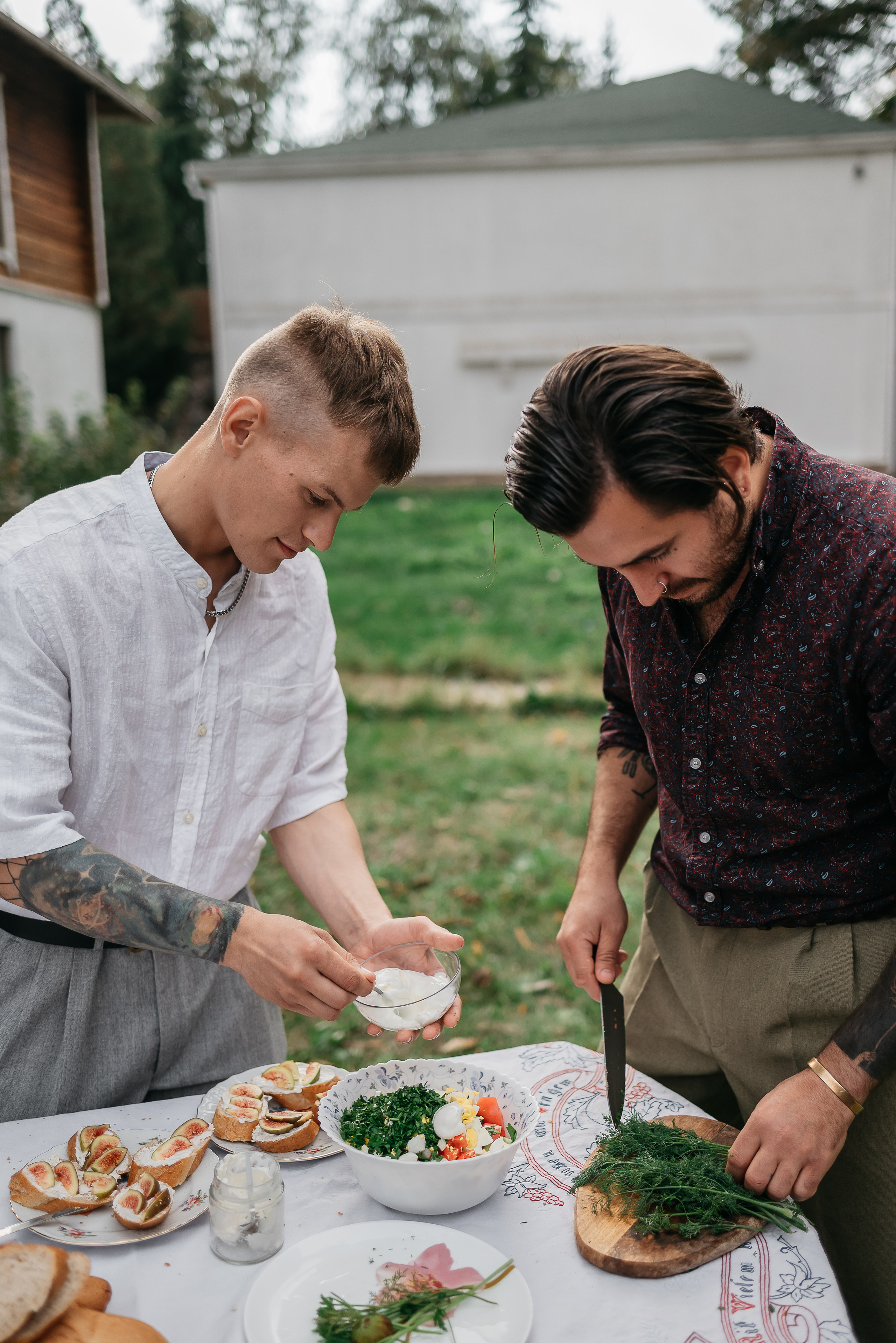 Камерная свадьба в деревенском стиле. Свадебный фотограф Анна Хочева