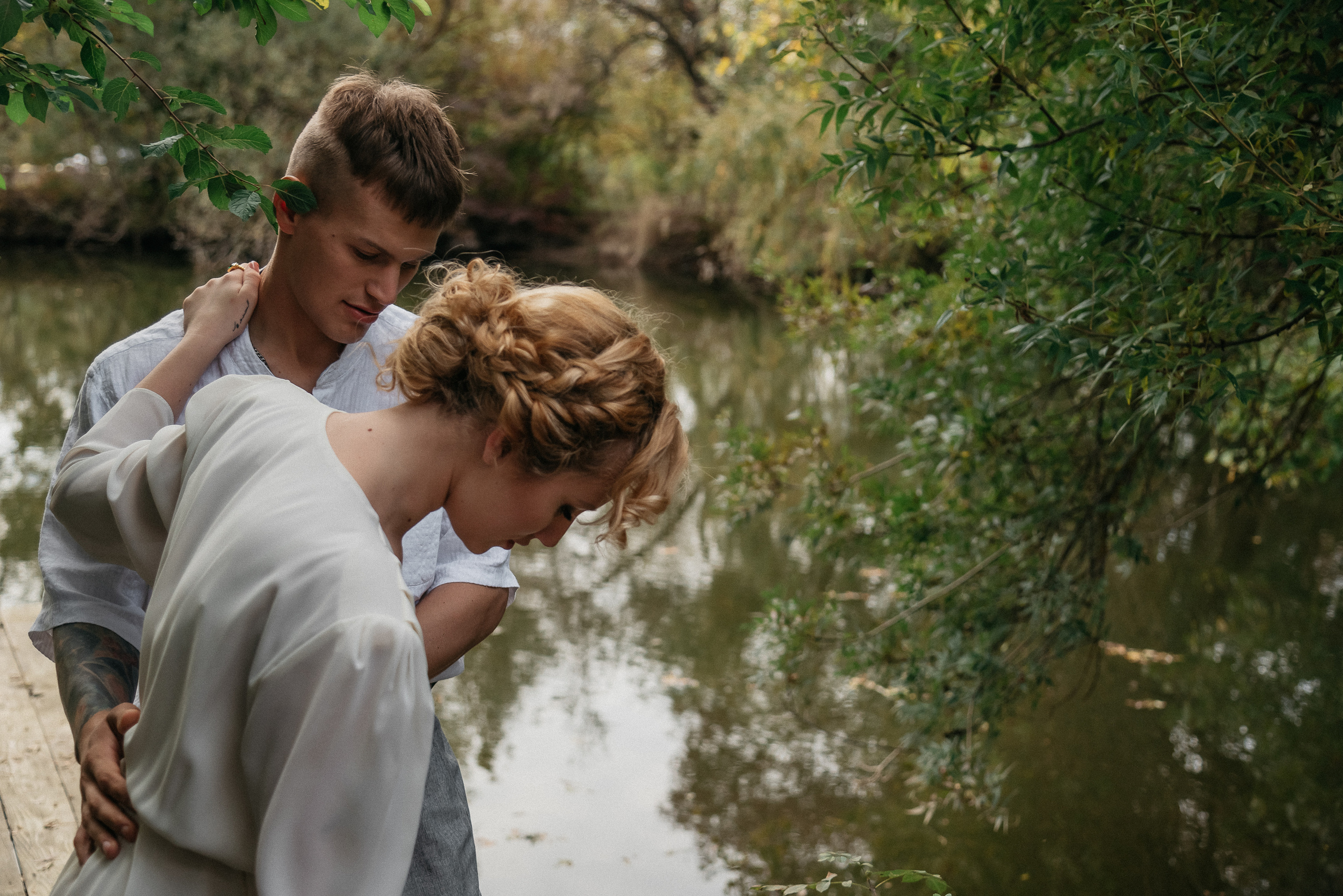 Камерная свадьба в деревенском стиле. Свадебный фотограф Анна Хочева
