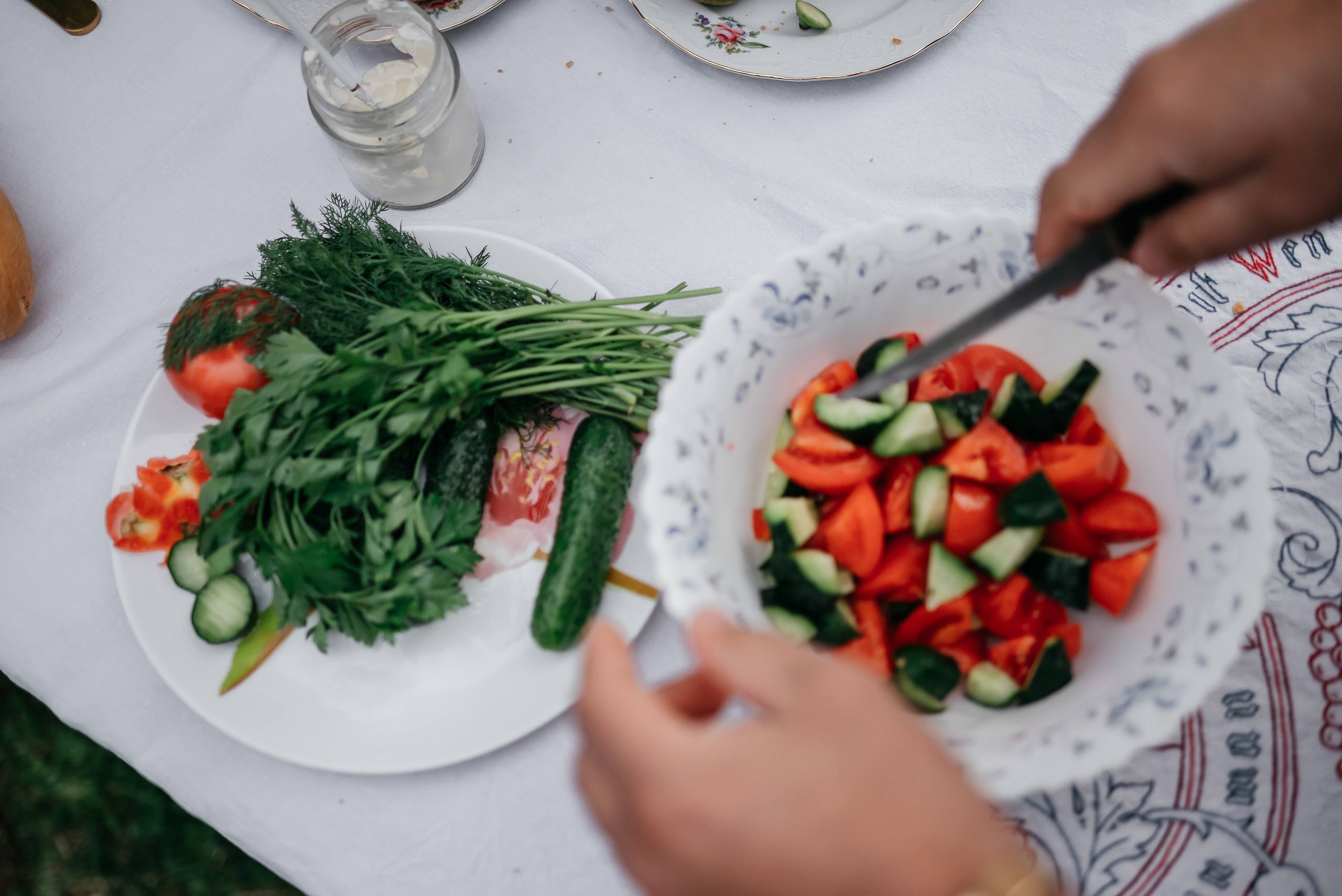 Камерная свадьба в деревенском стиле. Свадебный фотограф Анна Хочева