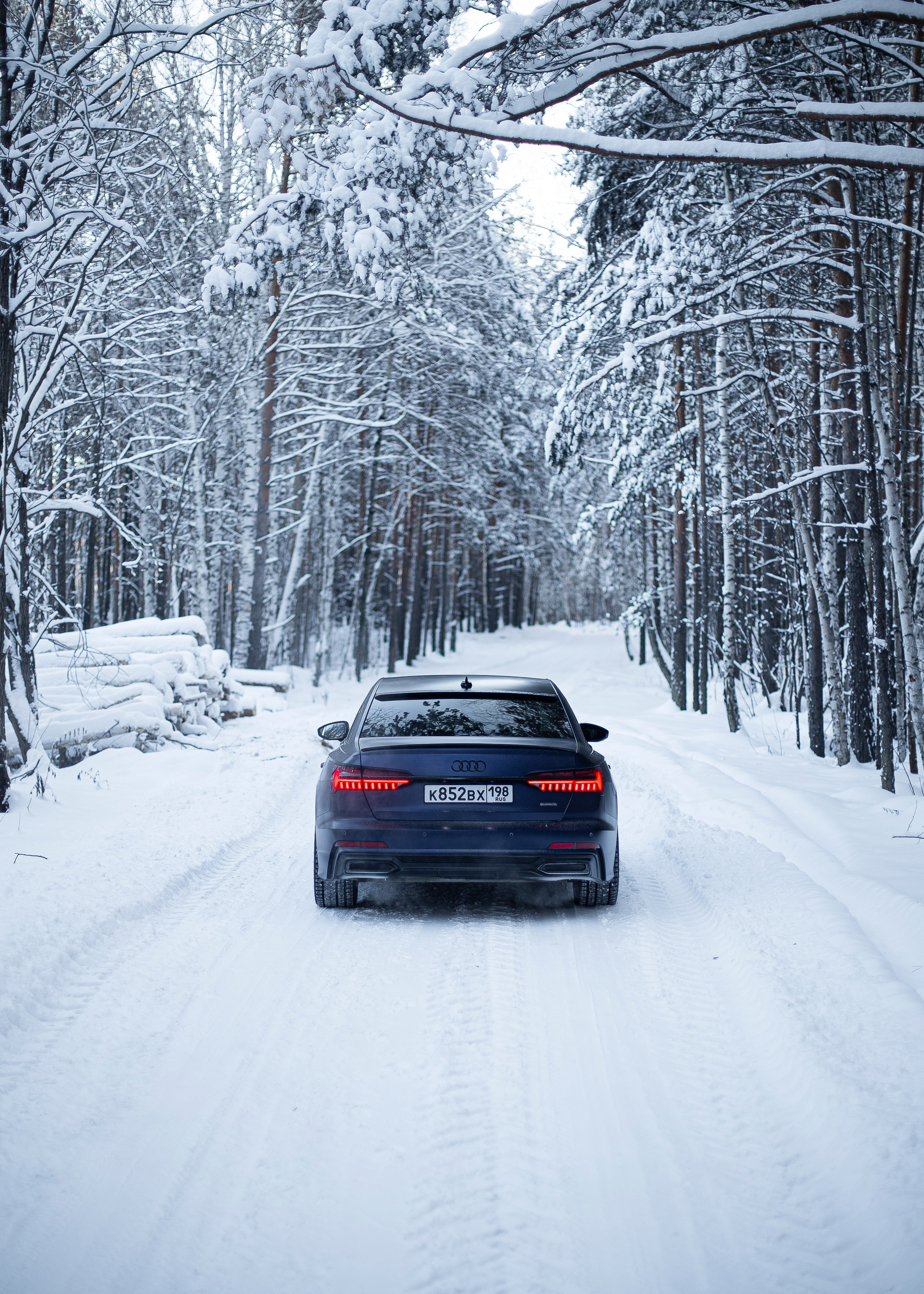 Audi A6 Winter mode. Автомобильный фотограф в Екатеринбурге Сергей Эндерс