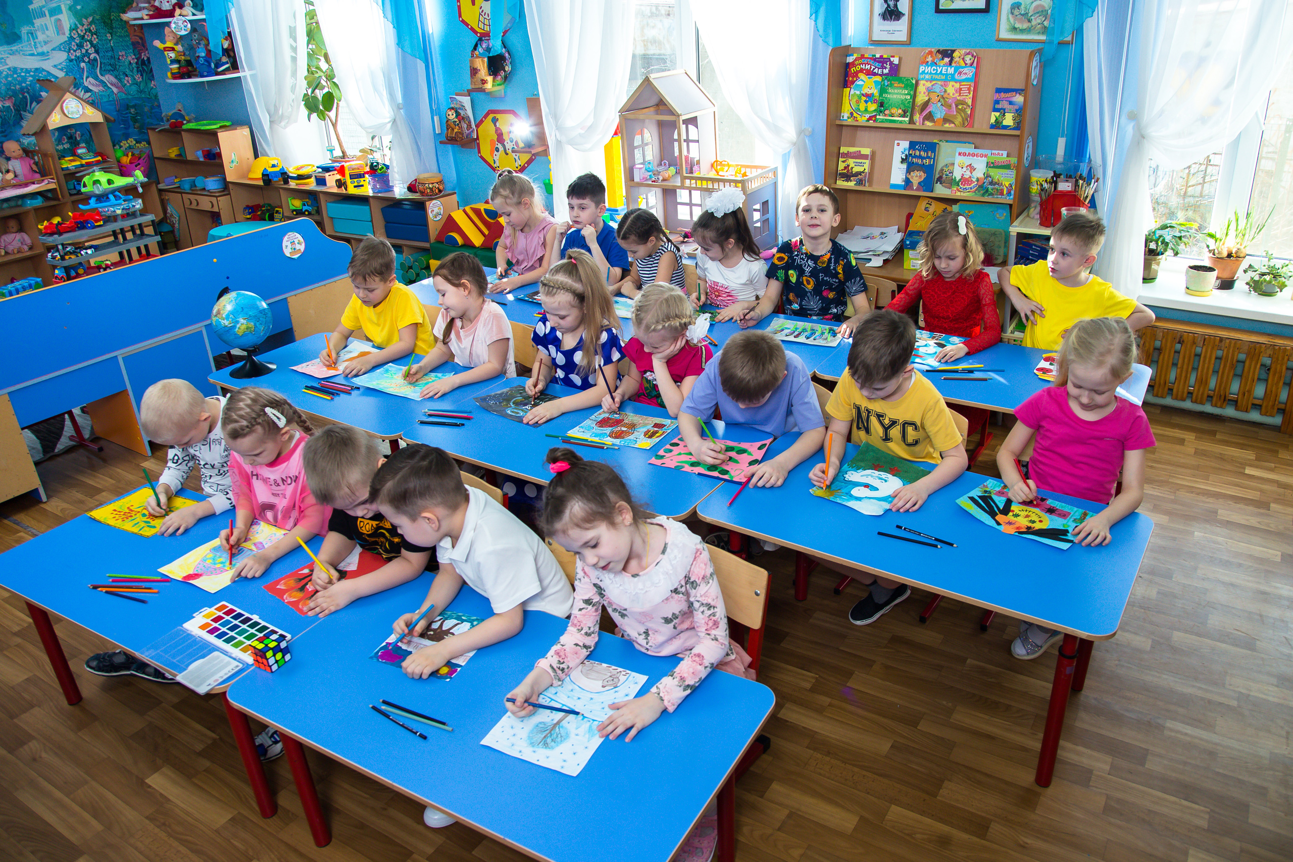 Занятия в группе детского сада Саратов