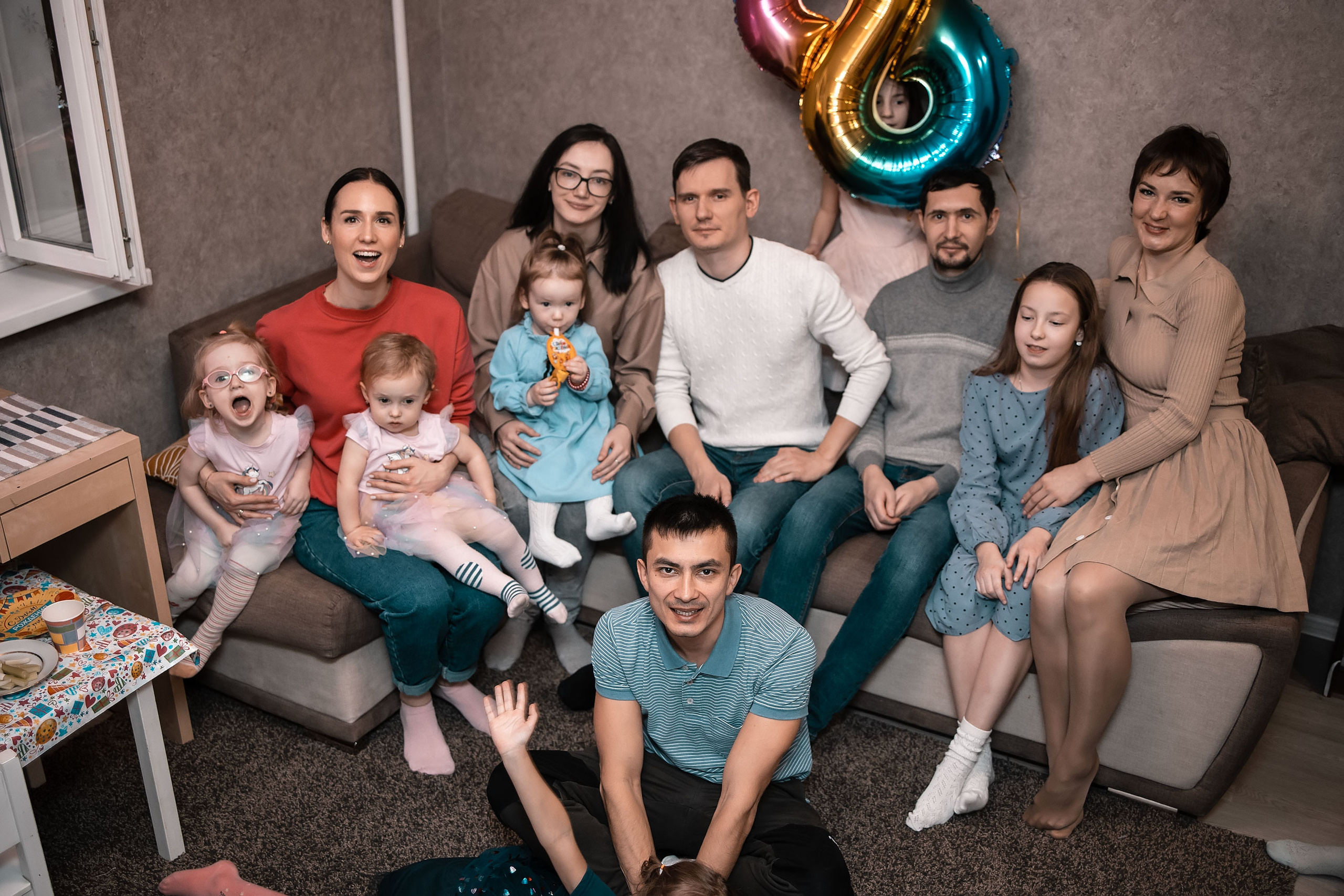 День рождения Ани (домашняя фотосессия). Семейный, индивидуальный фотограф в Москве Ангели Марина