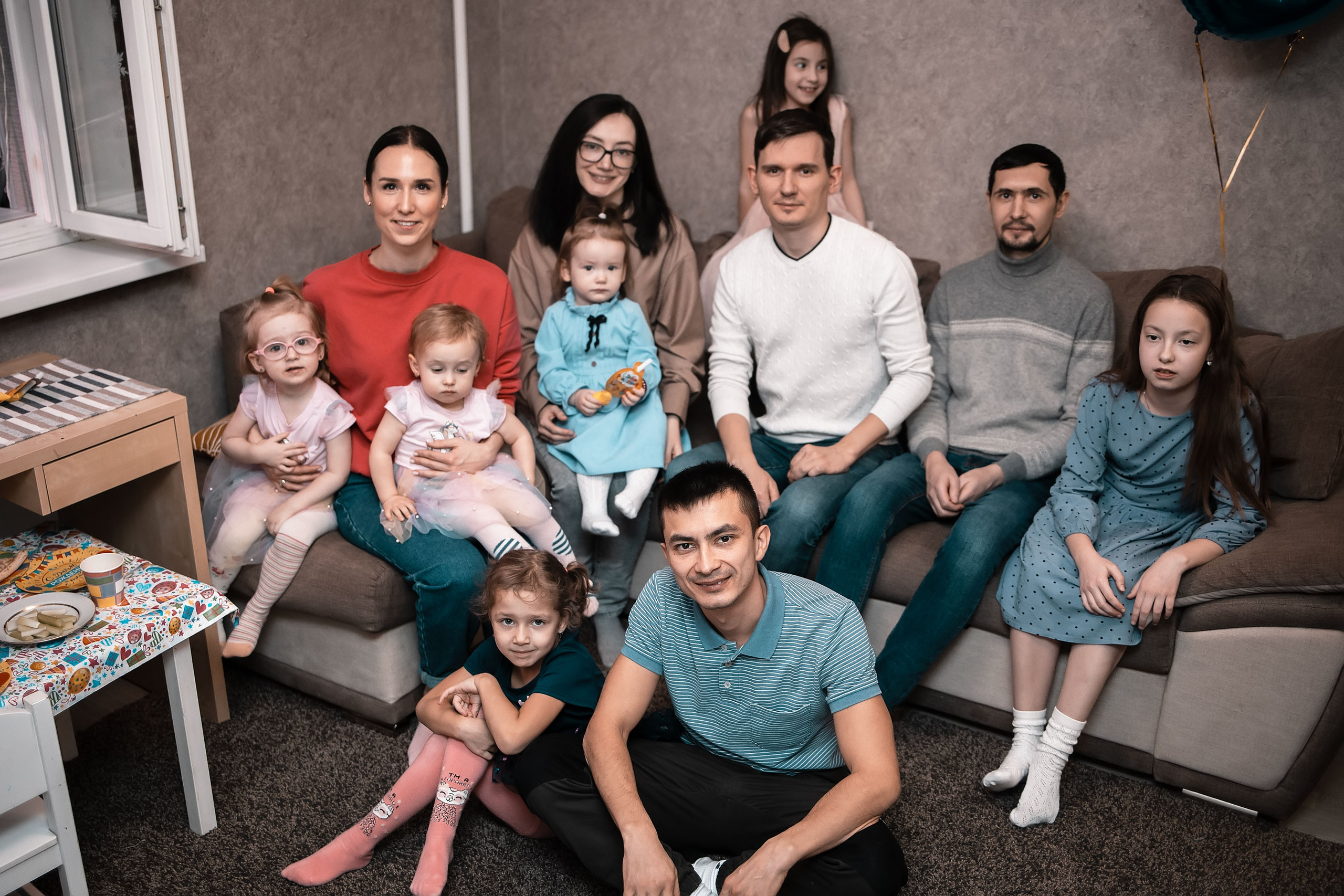 День рождения Ани (домашняя фотосессия). Семейный, индивидуальный фотограф в Москве Ангели Марина