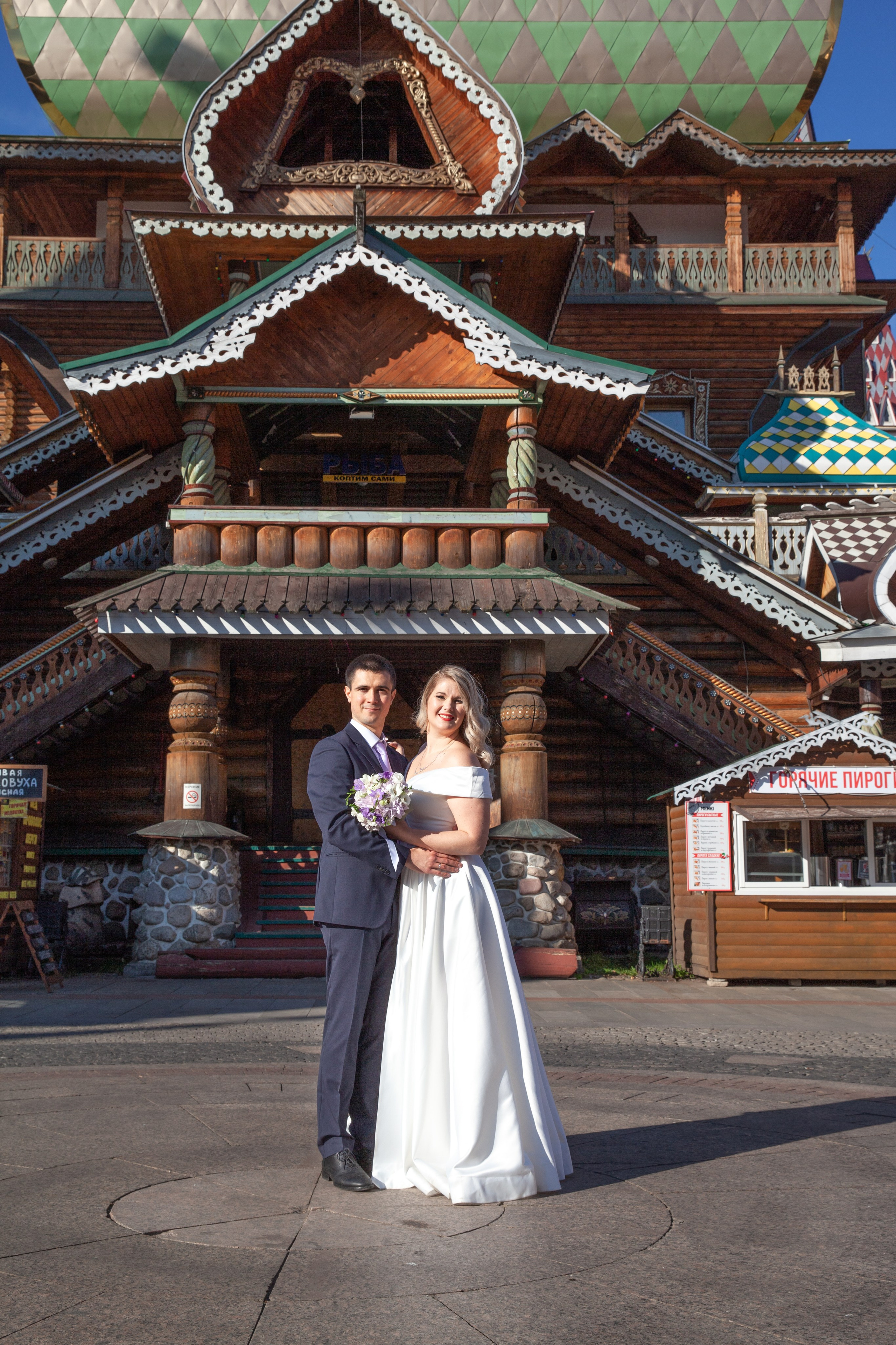 Свадебная фотосессия в Измайловском кремле. Фотограф в Железнодорожном и Балашихе