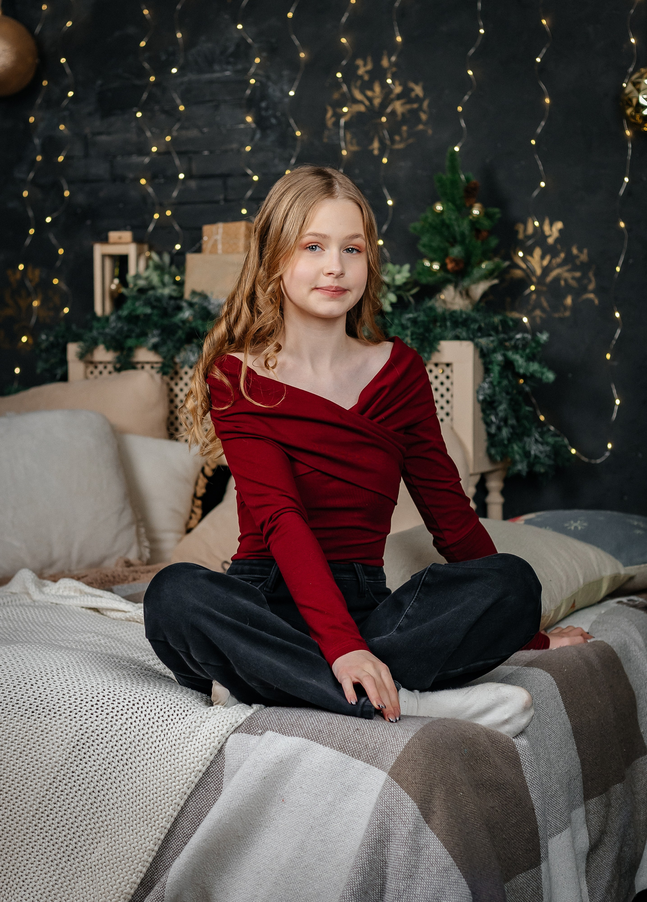 Новогодняя фотосессия в студии. Фотограф Татьяна Орлова