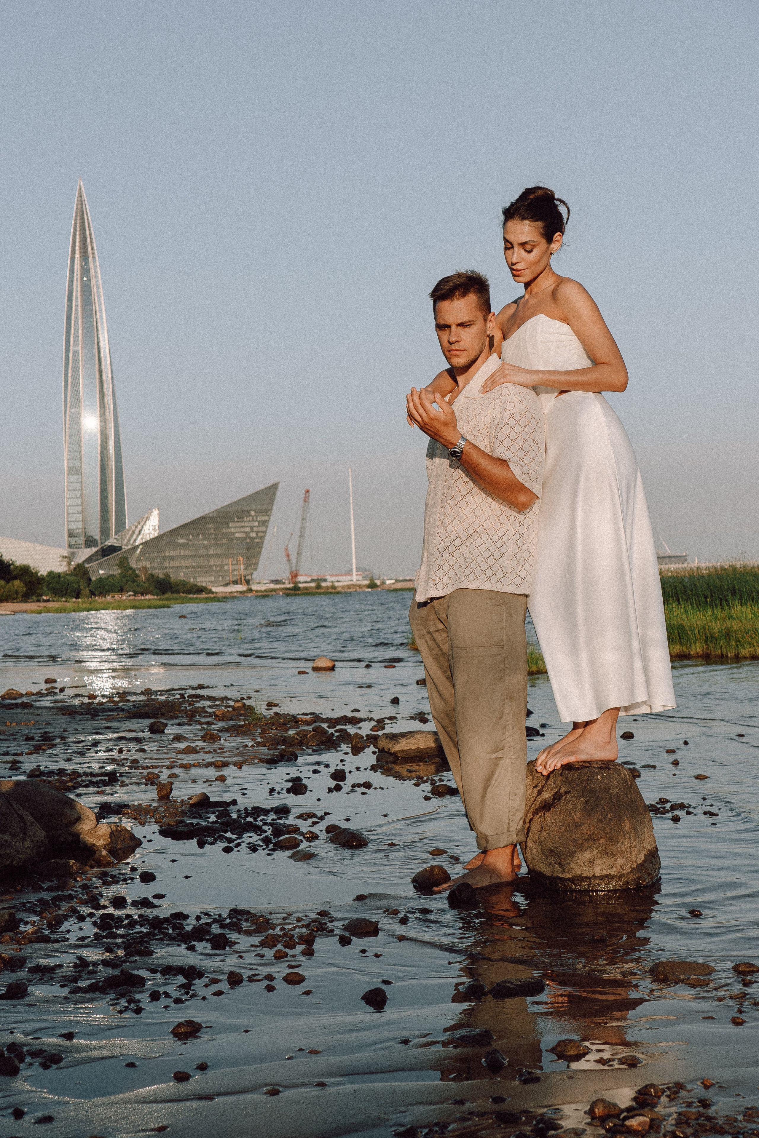 СВАДЕБНАЯ ФОТОСЕССИЯ ВЫЕЗДНОЙ ЦЕРЕМОНИИ (ФИНСКИЙ ЗАЛИВ). Профессиональный фотограф, Санкт-Петербург — Виктория Богомолова