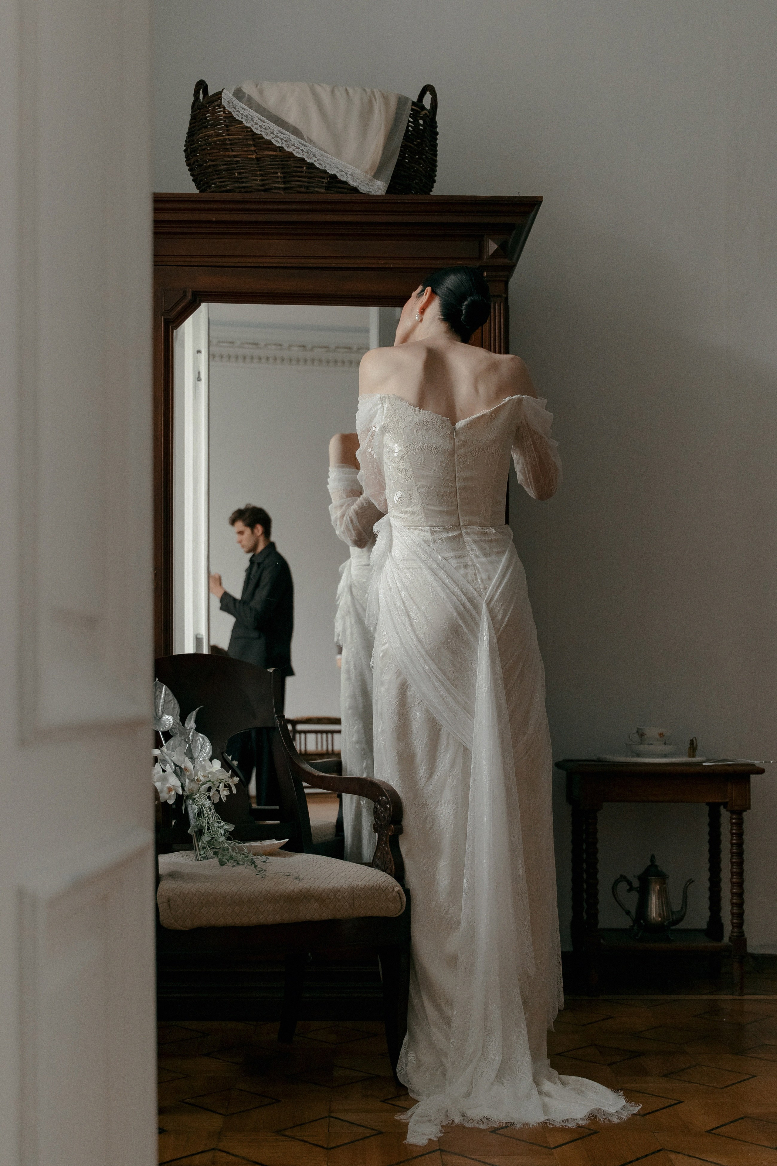 Винтажная история Полины и Дмитрия. Свадебный фотограф Москва