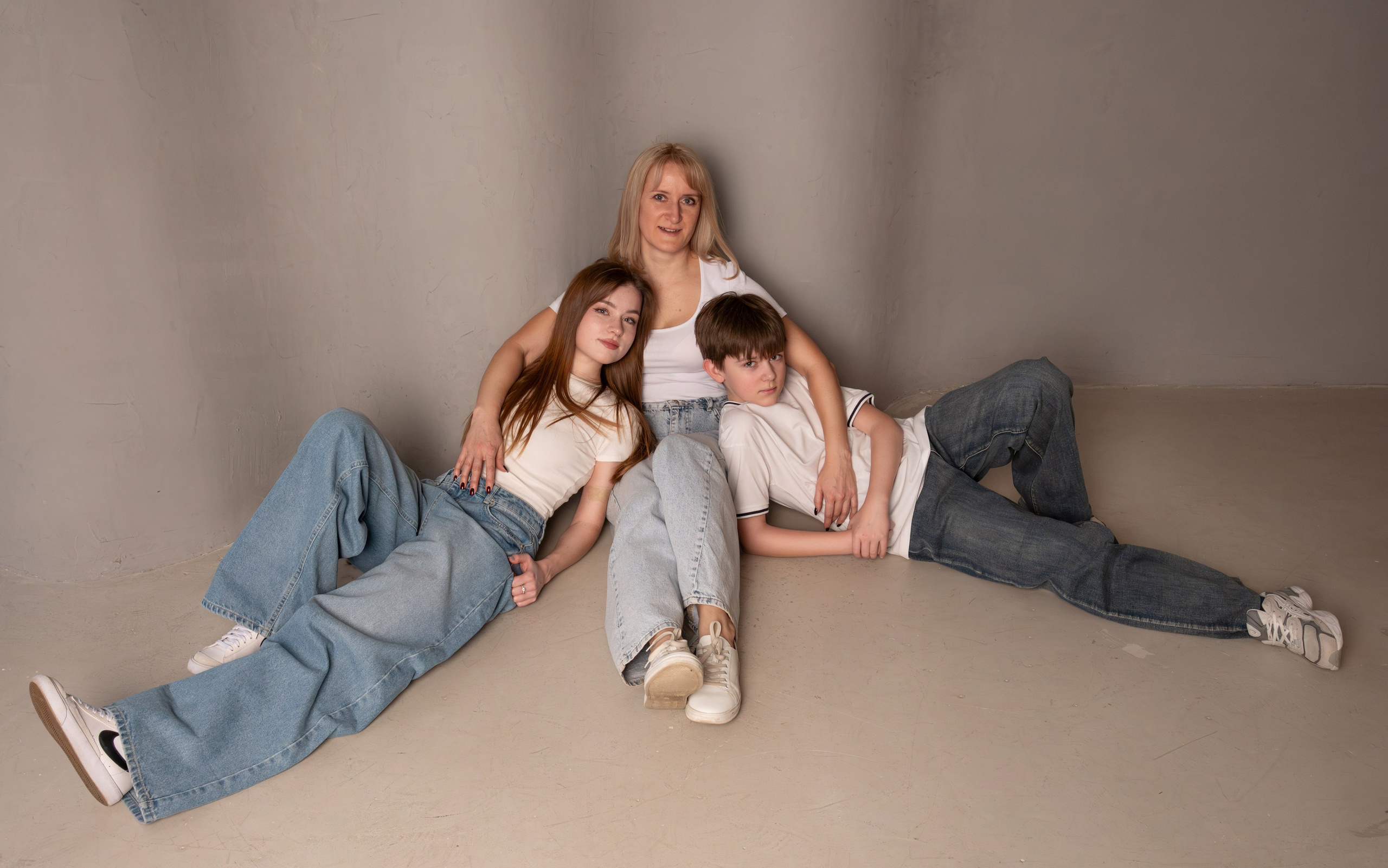 Люда с семьей. Портретный, семейный фотограф Марина Моисеева