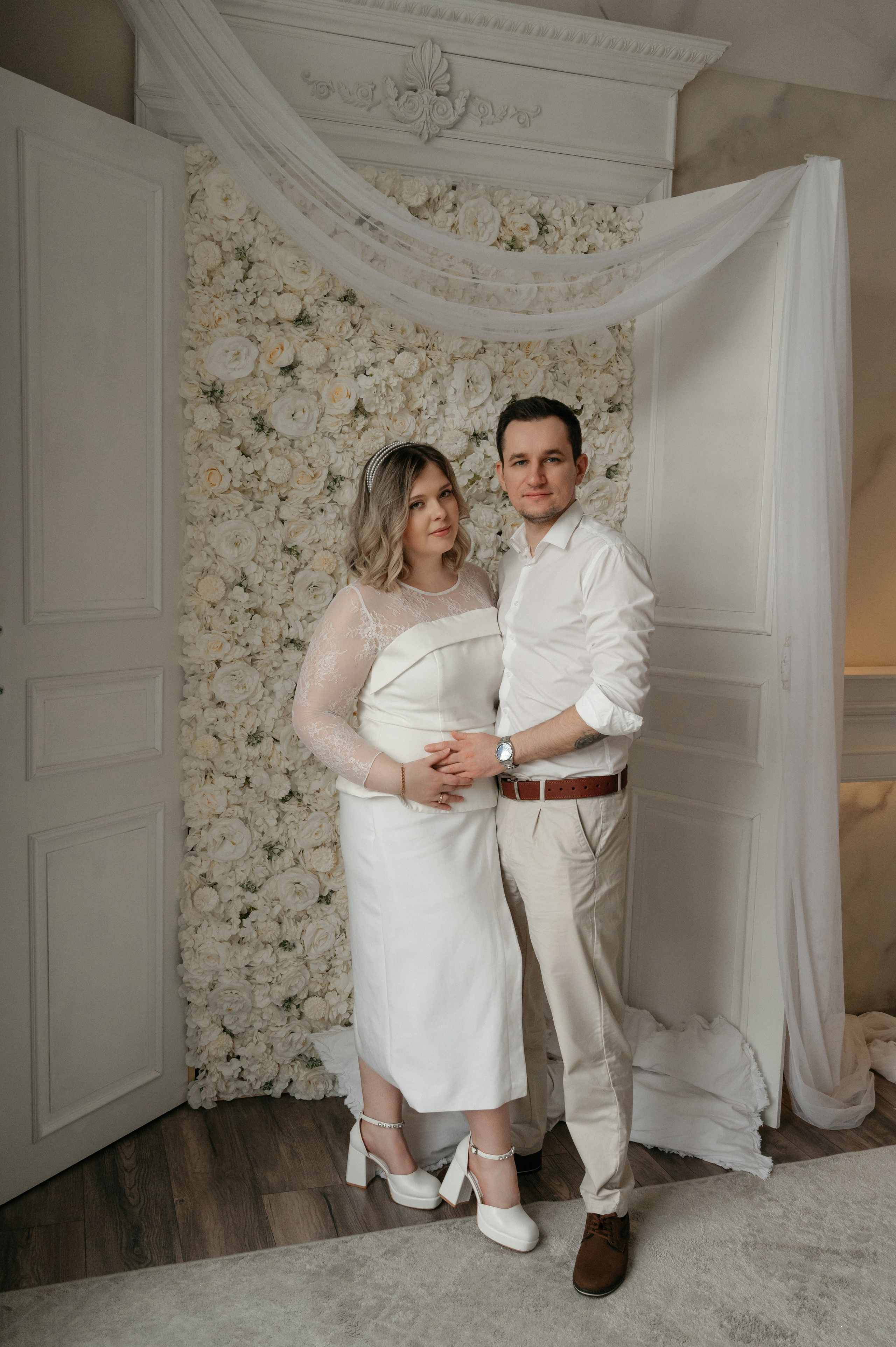 Годовасие малышки Киры в студии. Свадебный фотограф Мария Строгонова