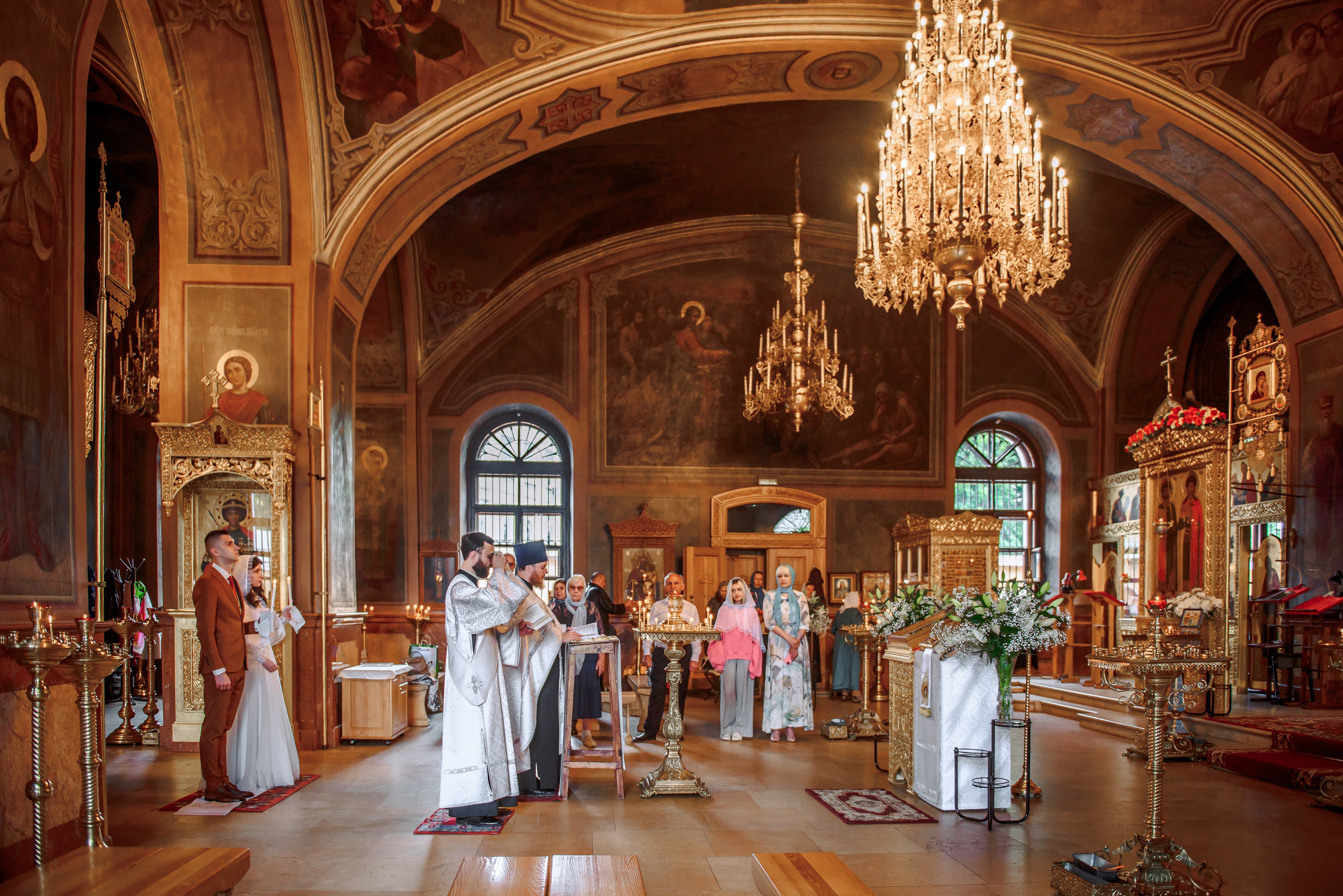 Венчание в Храме Бориса и Глеба в Дегунино. Свадебный и семейный фотограф в Москве Юлия Винник