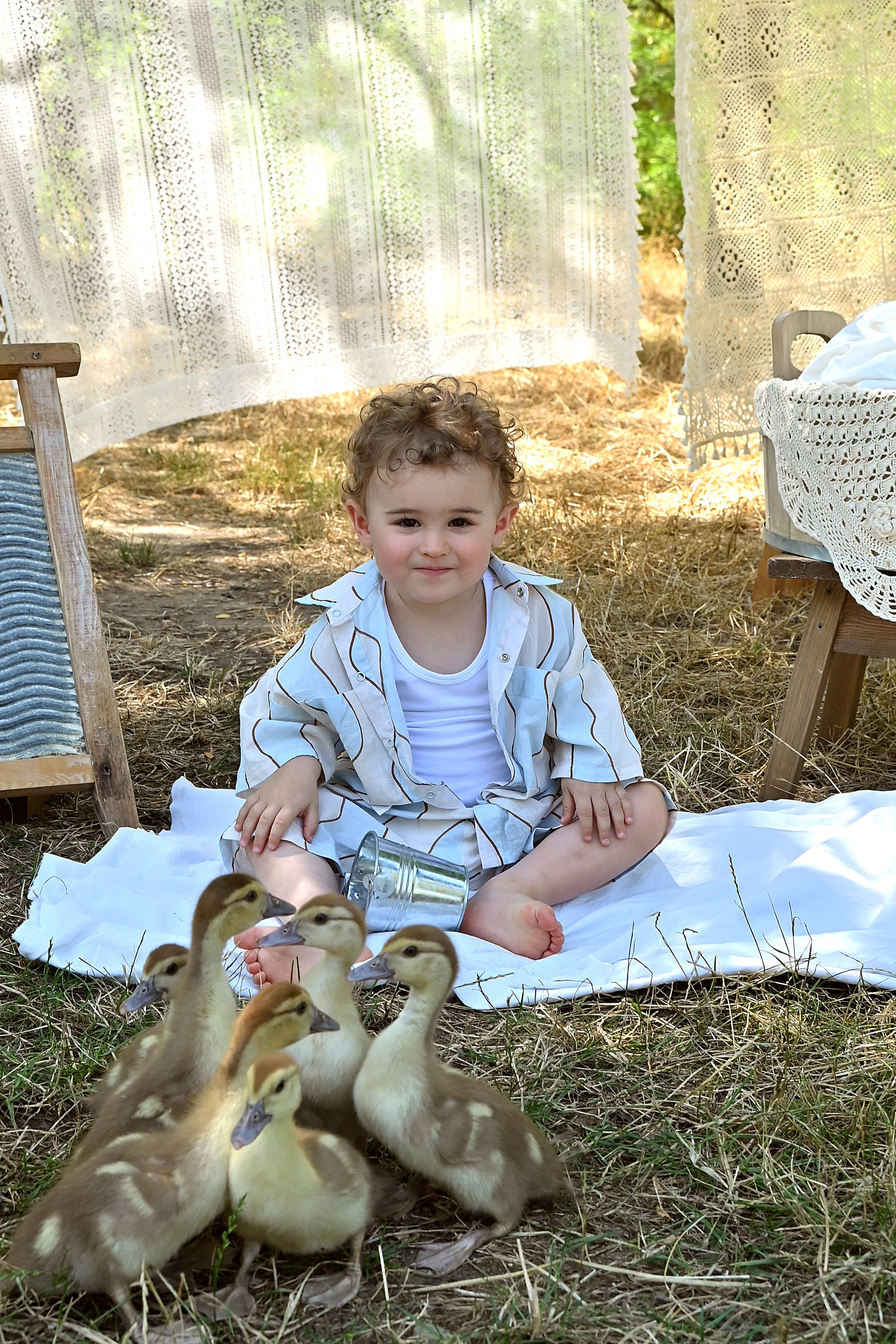 Стирка&Пикник. Детская фотостудия «Ягоза»