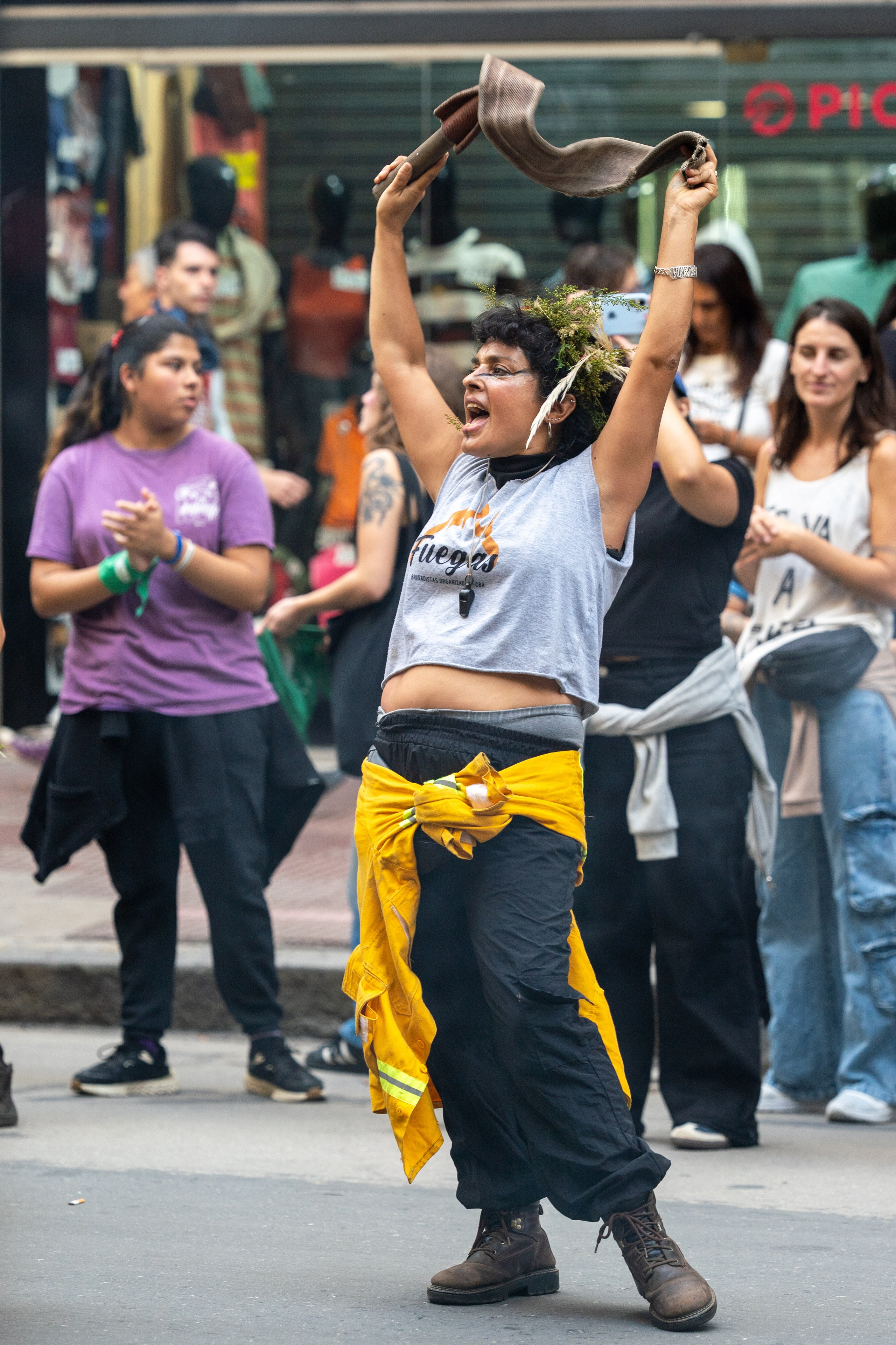 8 de marzo en Argentina. Arte de Shanti Alex