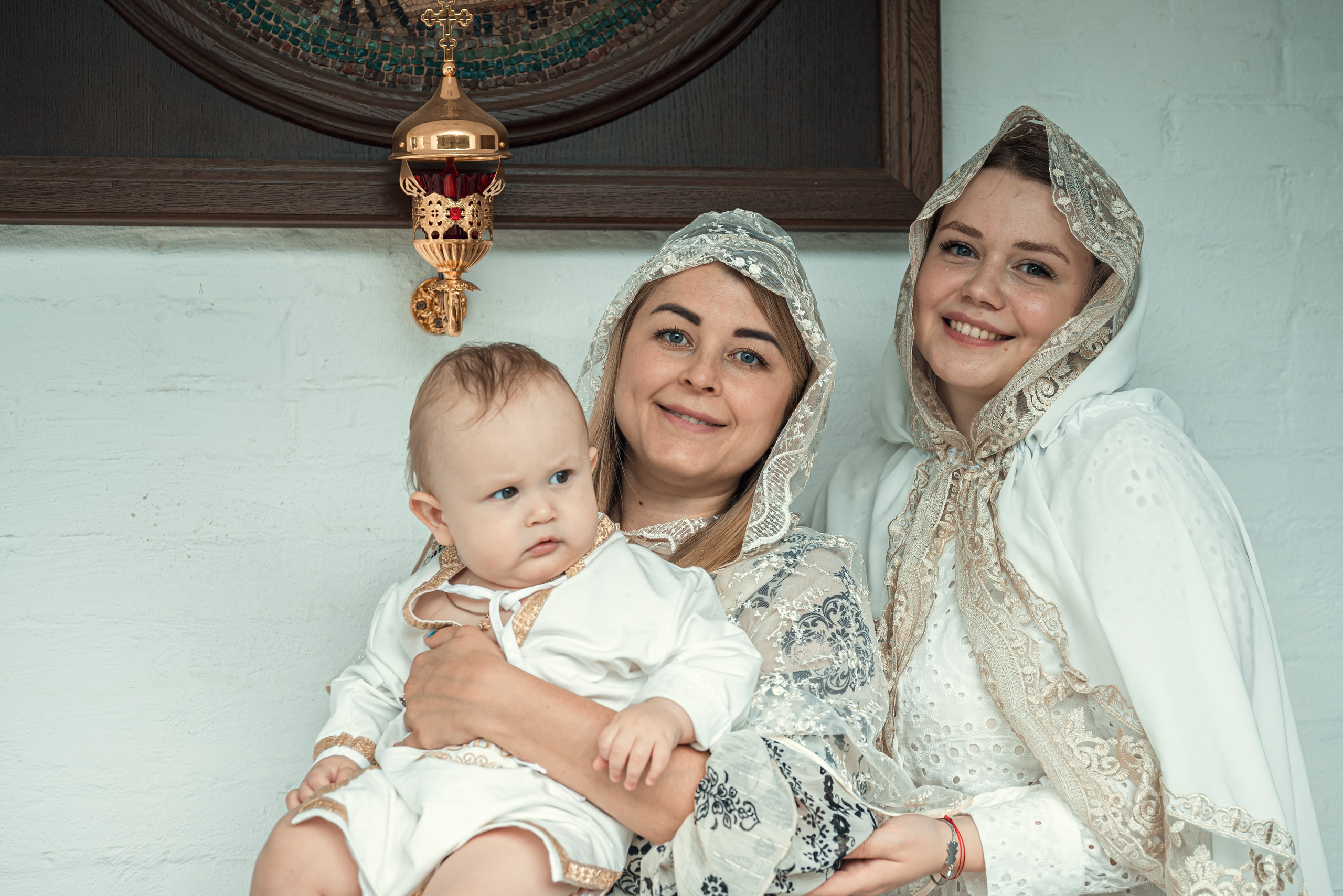 Крещение Александра. Семейный и детский фотограф Москва