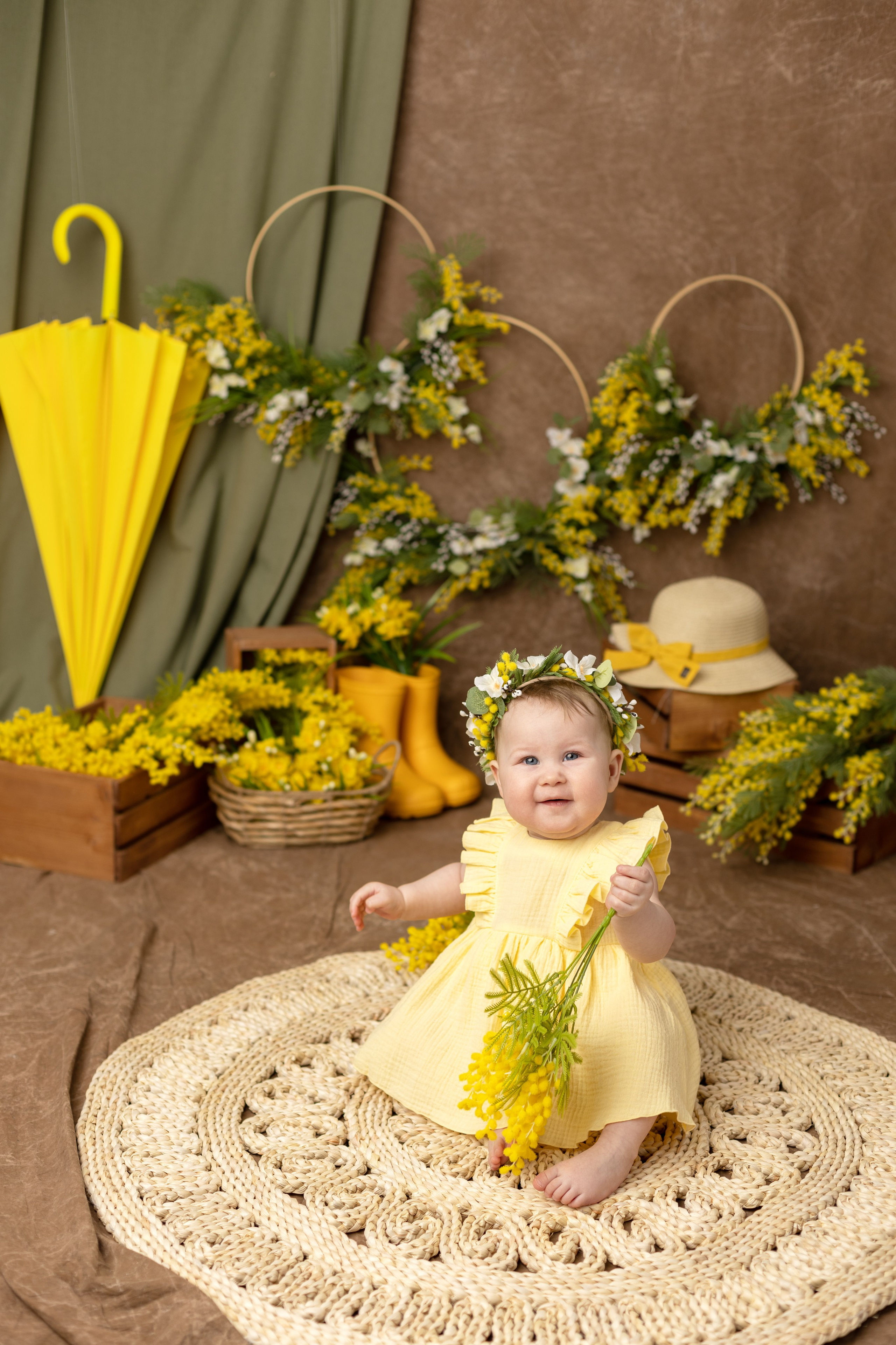 Весенний фотопроект для детей с рождения до года. Фотограф новорожденных, детский фотограф в г. Оренбурге Екатерина Козлова