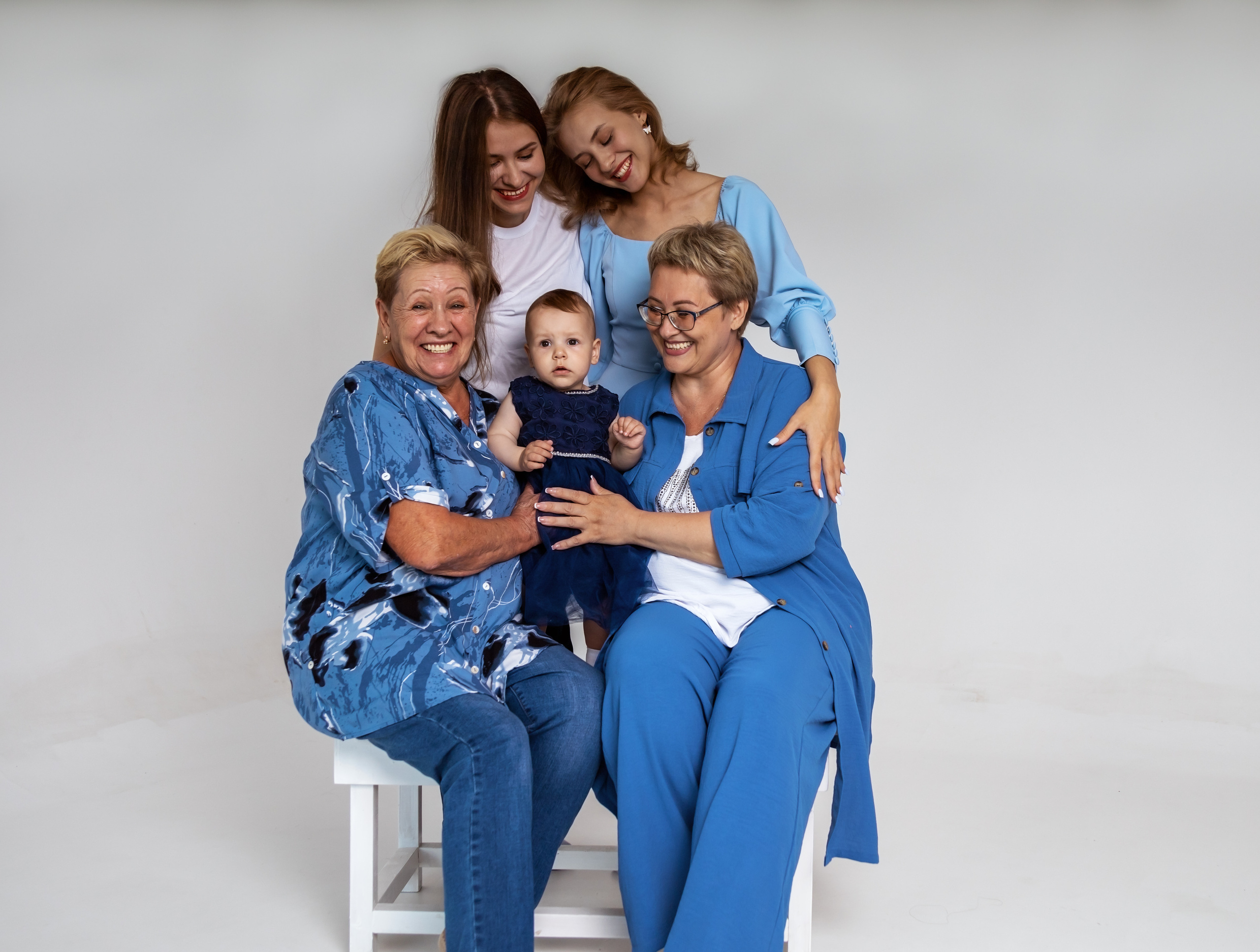 Семья из девчонок. Семейный фотограф в Абакане Любовь Халявина