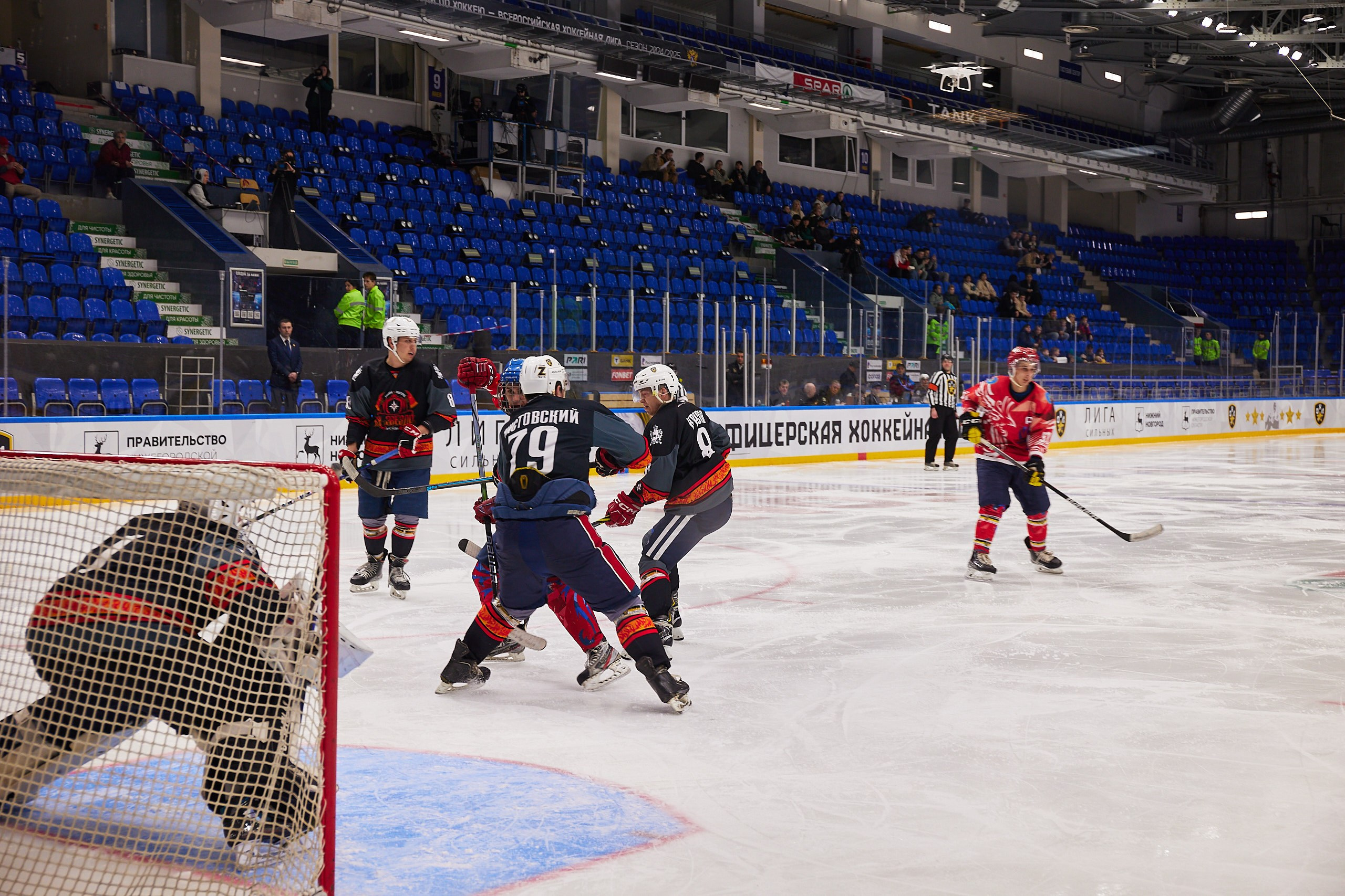 Репортаж. Офицерская хоккейная лига 2025 год. Спортивный фотограф Некрасов Денис