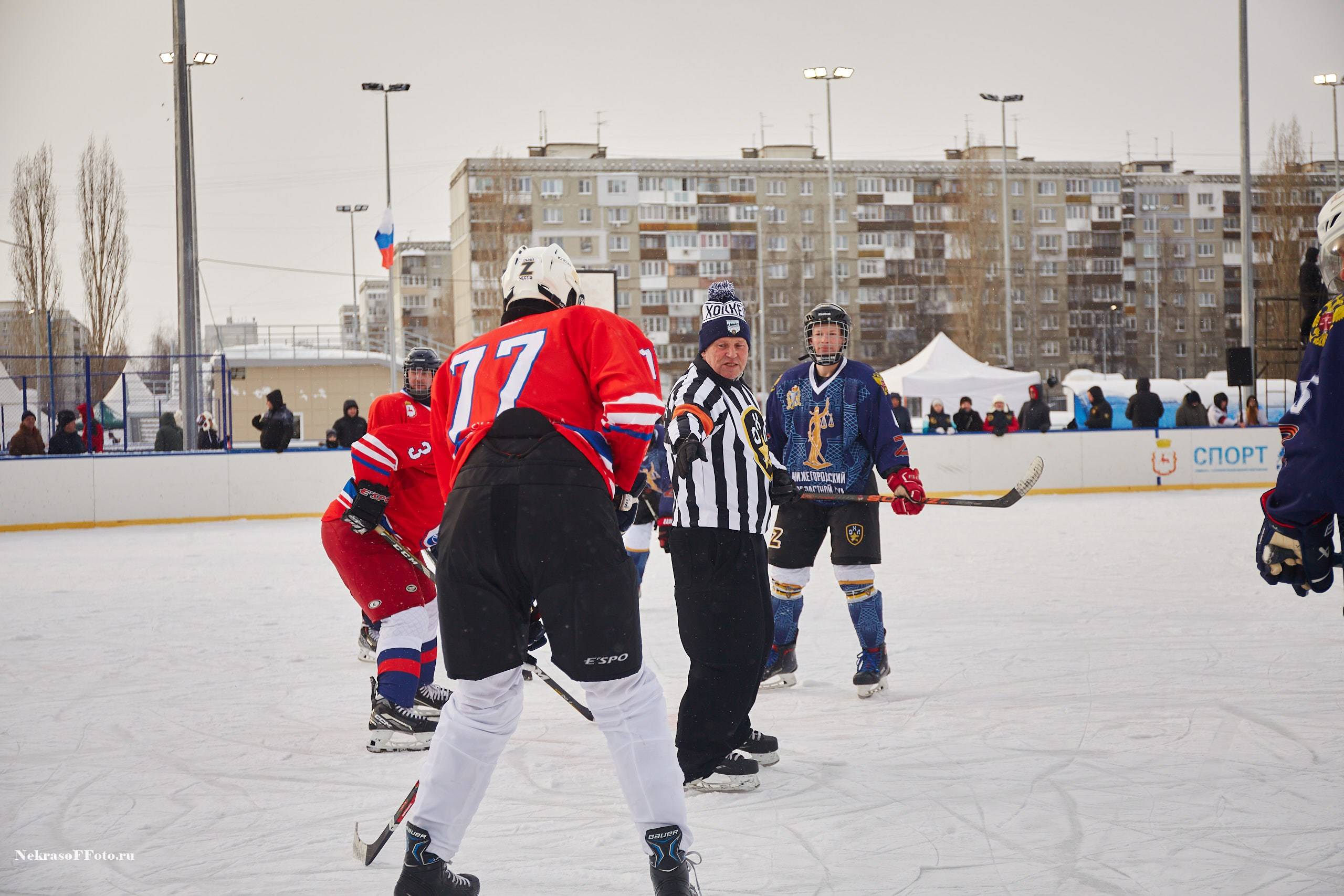 Турнир по хоккею «Русская классика» в рамках Офицерской хоккейной лиги. Спортивный фотограф Некрасов Денис
