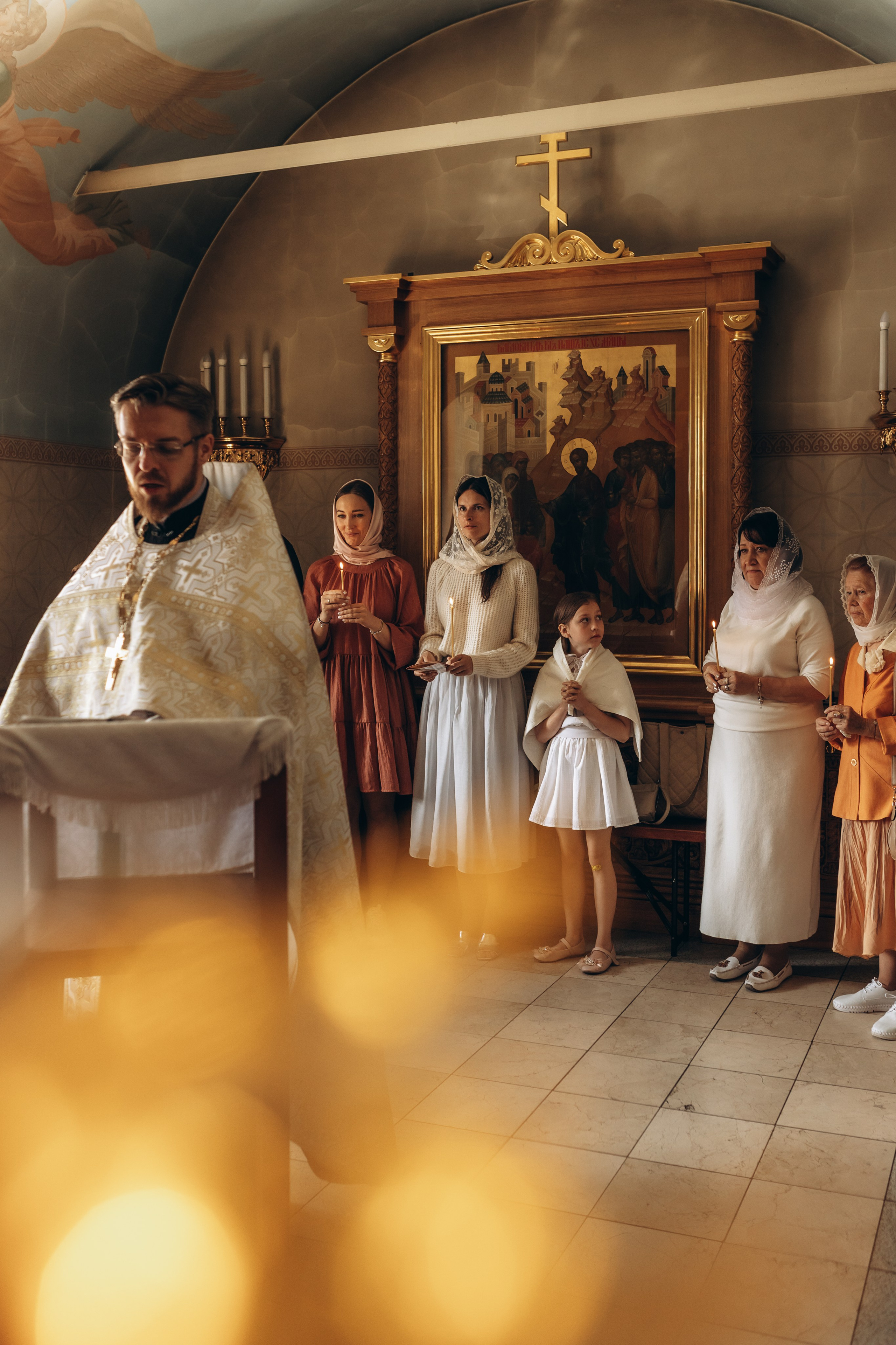 Крещение. Семейный и женский фотограф в Санкт-Петербурге Климова Светлана