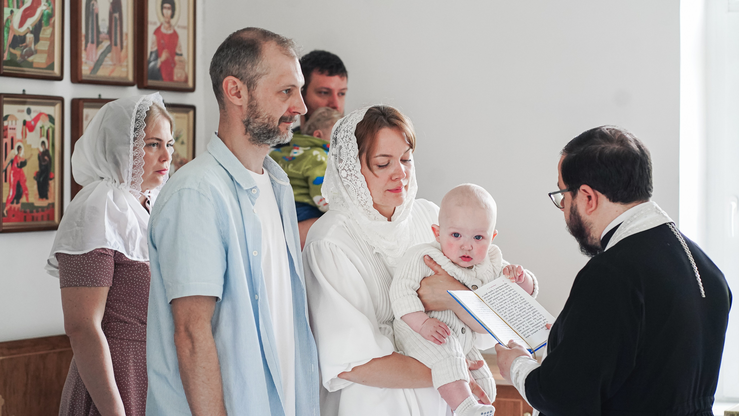 Крещение Георгия. Семейный и детский фотограф в Москве (Тинао) Галкина Алевтина