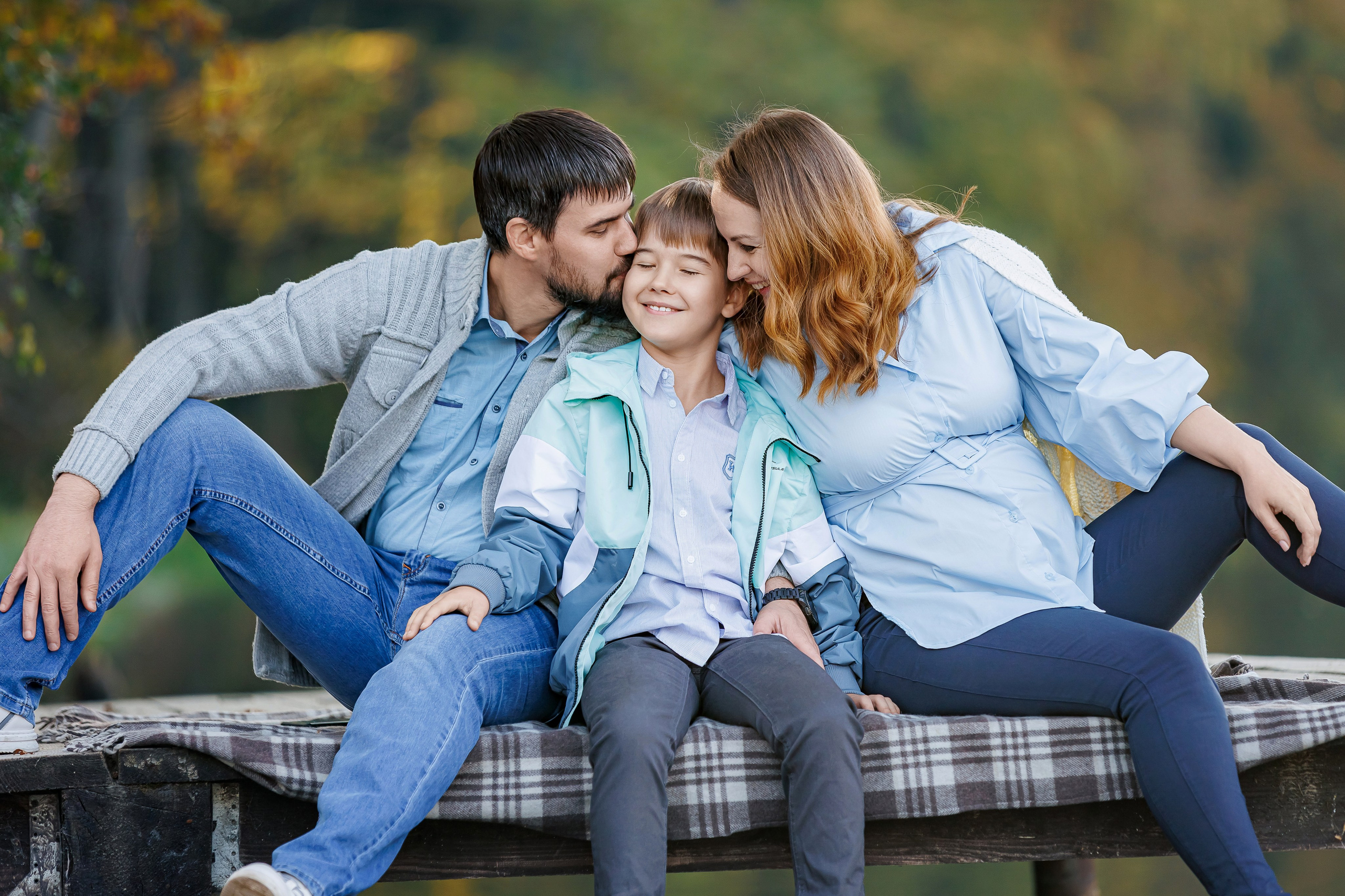 Екатерина, Алексей и Глеб, «В ожидании». Семейный и детский фотограф Комина Елена, Власиха, Одинцово