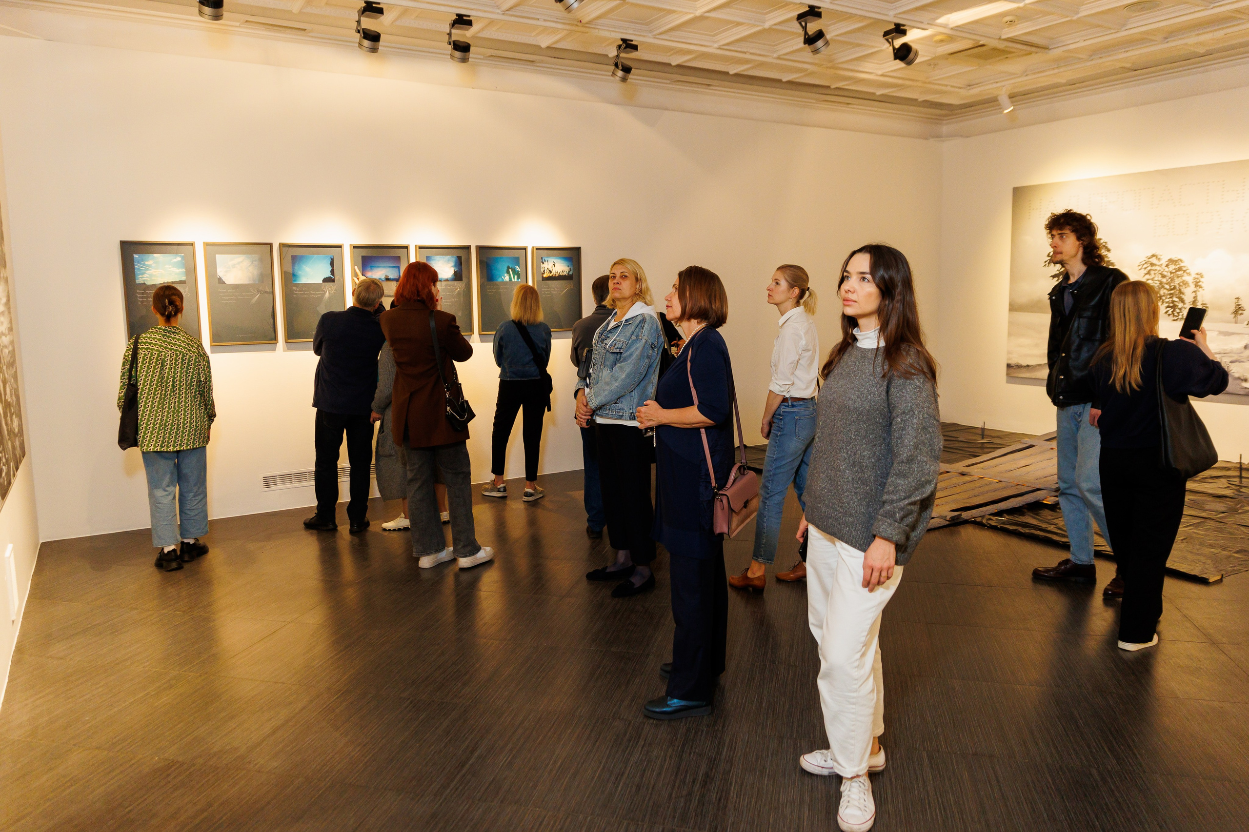 Открытите выставки Небесная География или разбор полетов Андрея Филиппова. Фотограф Иван Недорез