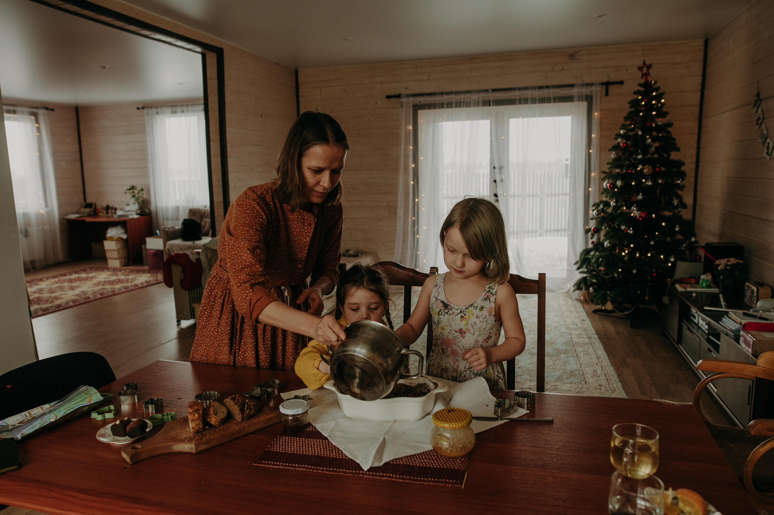 Рождество с запахом печенья. Семейный фотограф в Санкт-Петербурге Александра Милованова