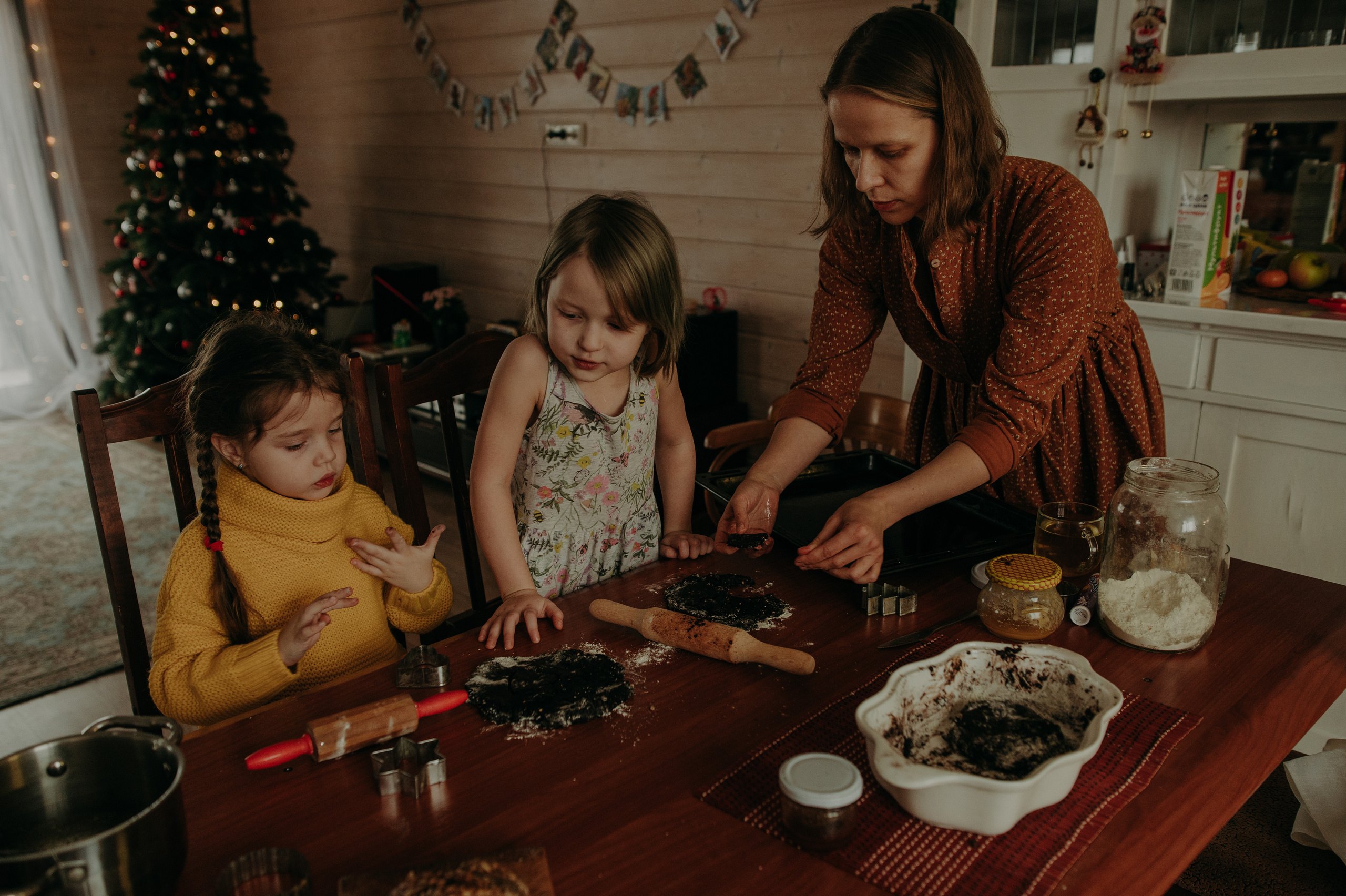 Рождество с запахом печенья. Семейный фотограф в Санкт-Петербурге Александра Милованова