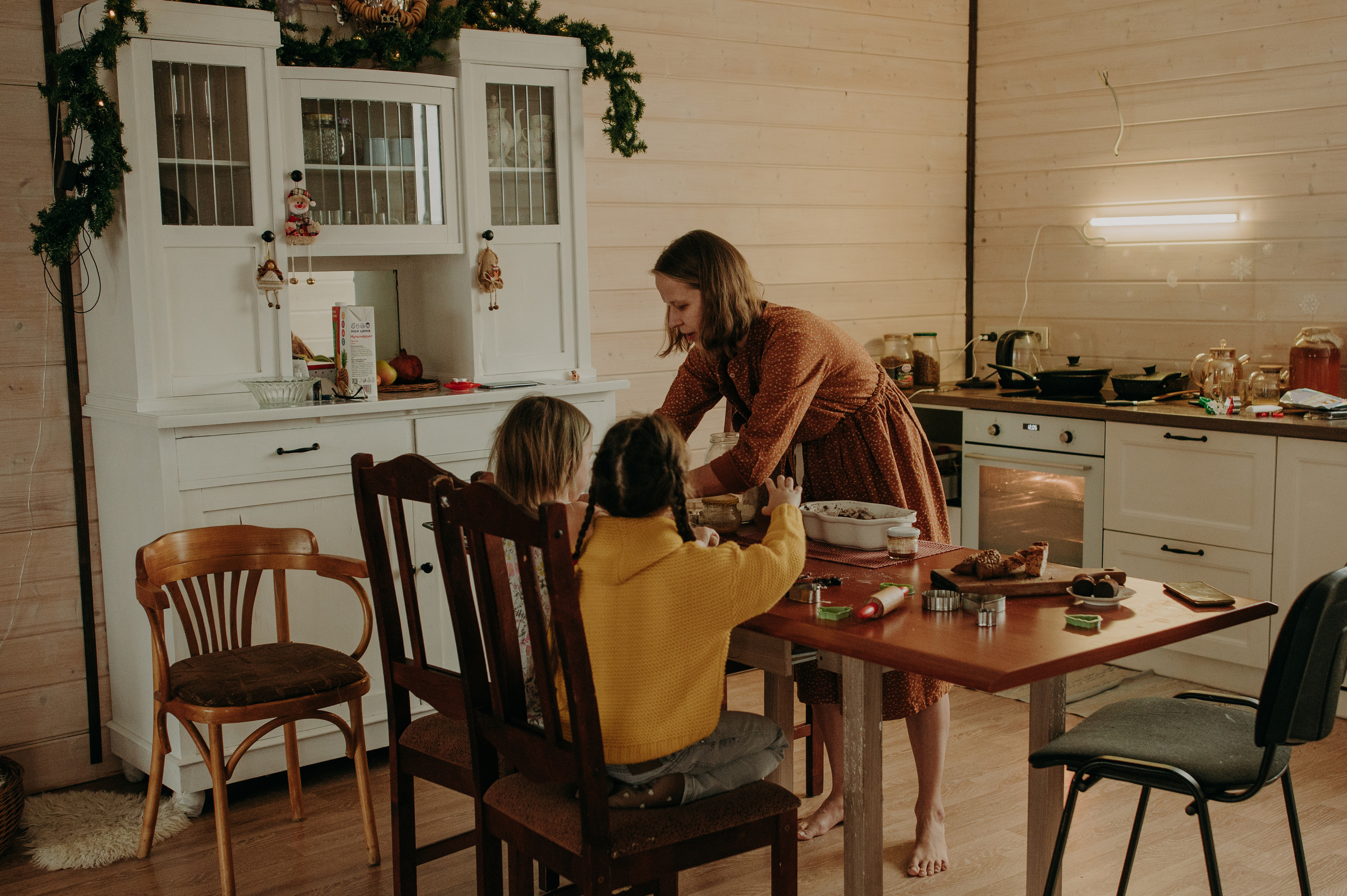 Рождество с запахом печенья. Семейный фотограф в Санкт-Петербурге Александра Милованова