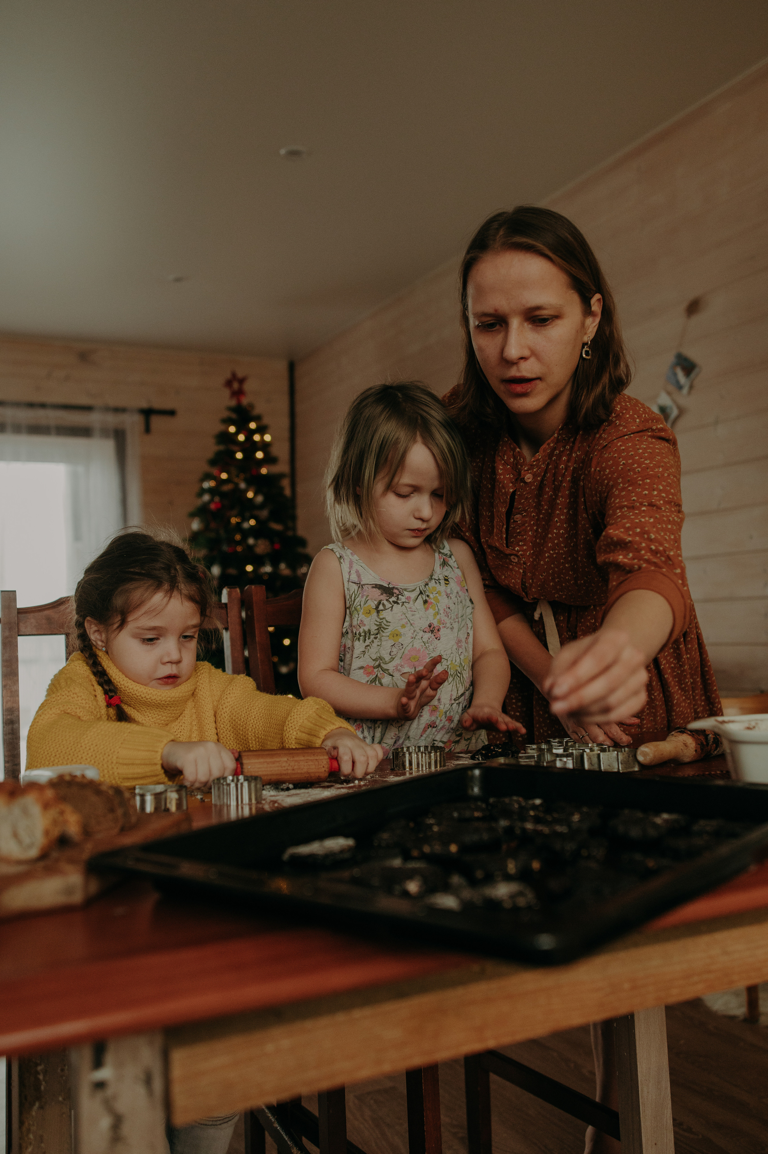 Рождество с запахом печенья. Семейный фотограф в Санкт-Петербурге Александра Милованова