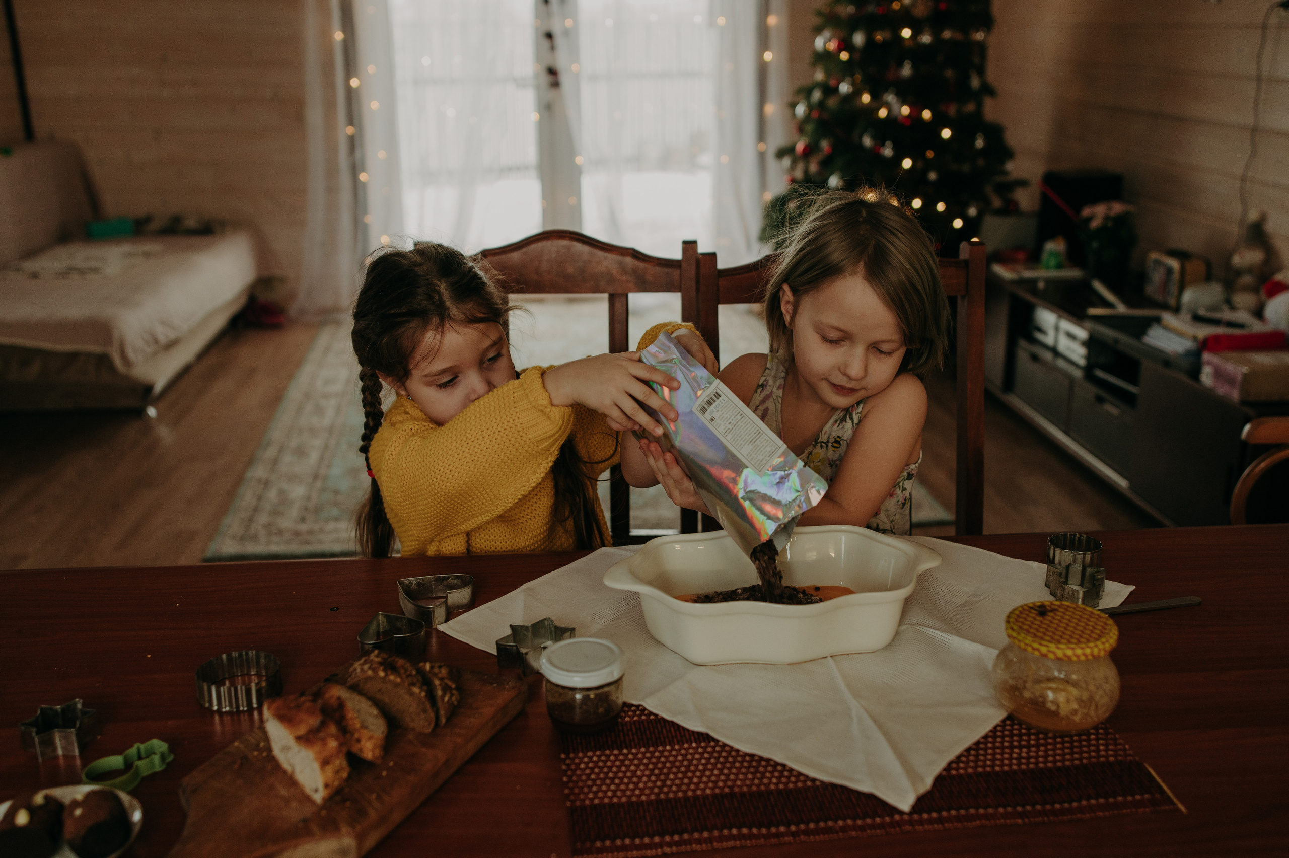Рождество с запахом печенья. Семейный фотограф в Санкт-Петербурге Александра Милованова
