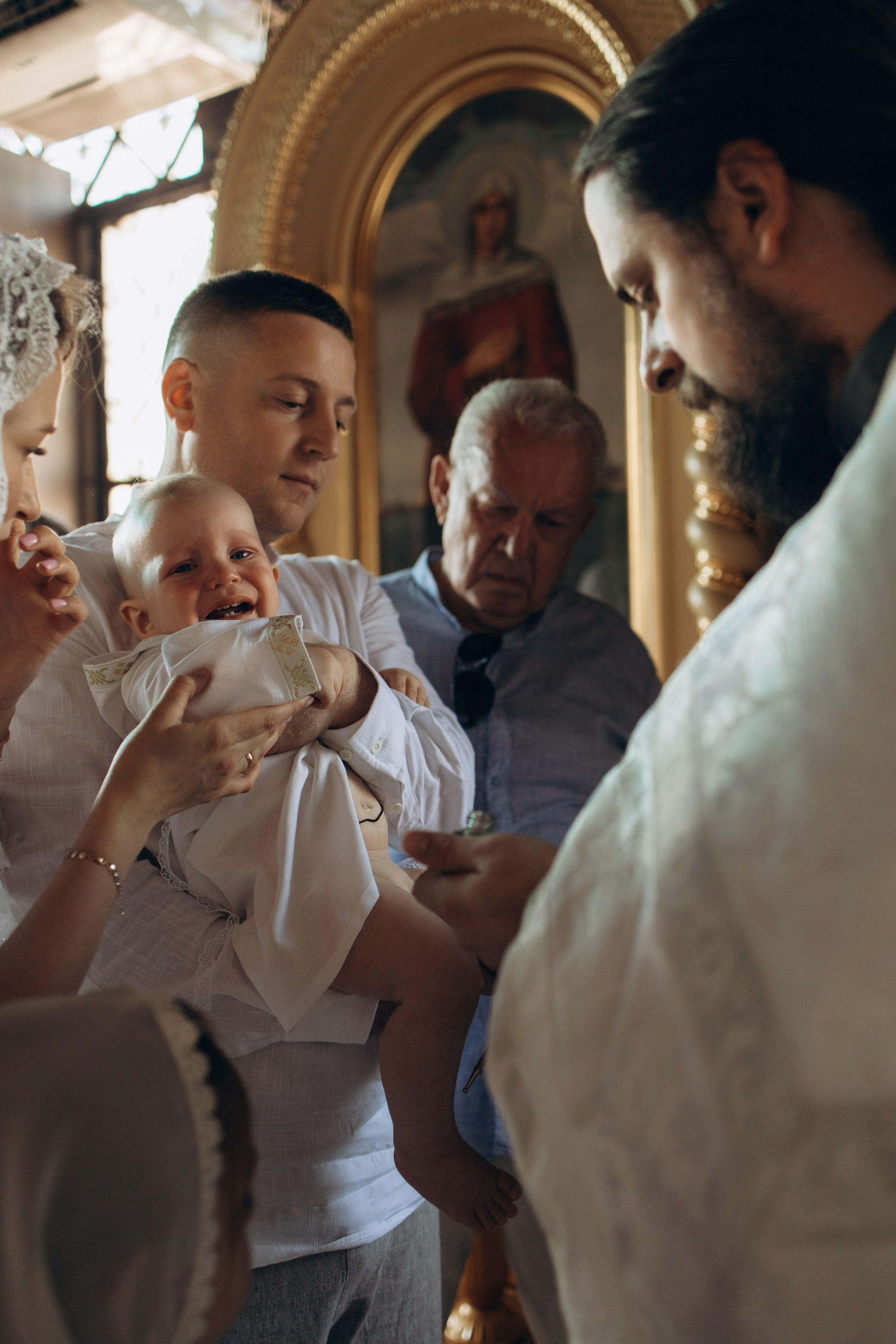 Двойное крещение Анны и Саши. Самый теплый фотограф в Краснодаре Рябоконь Ксения