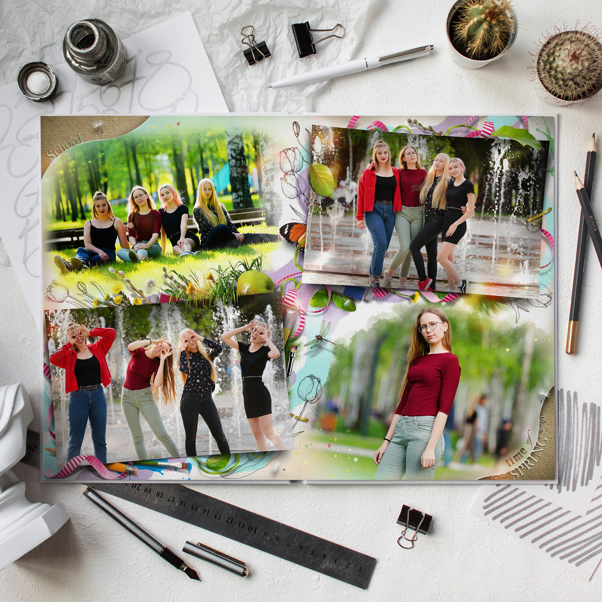 Ночной город. Современные выпускные альбомы. Мы делаем не просто альбомы, а стильные фотокниги