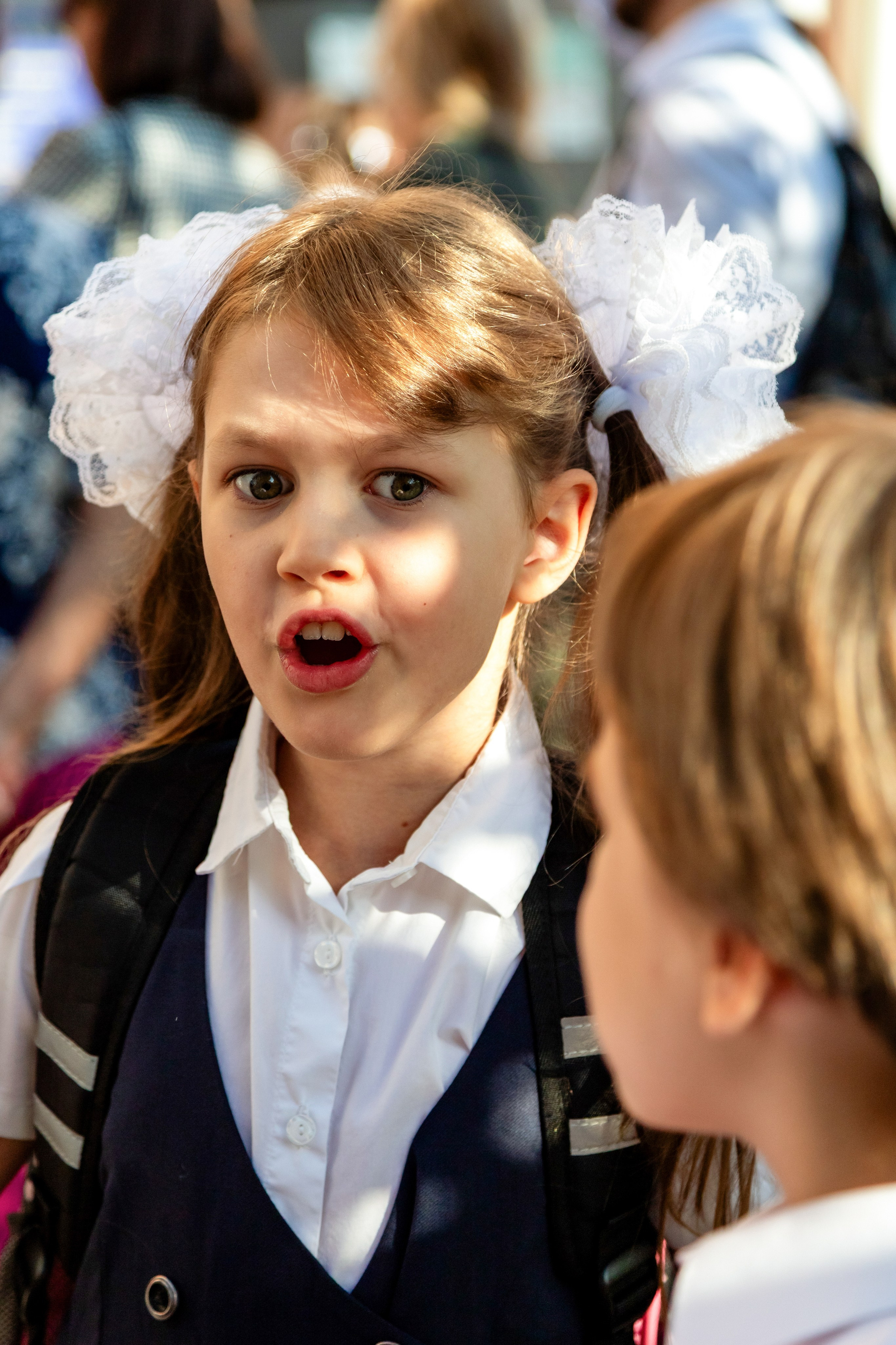 ПЕРВОЕ СЕНТЯБРЯ — линейка. Фотограф Алина Лебедь