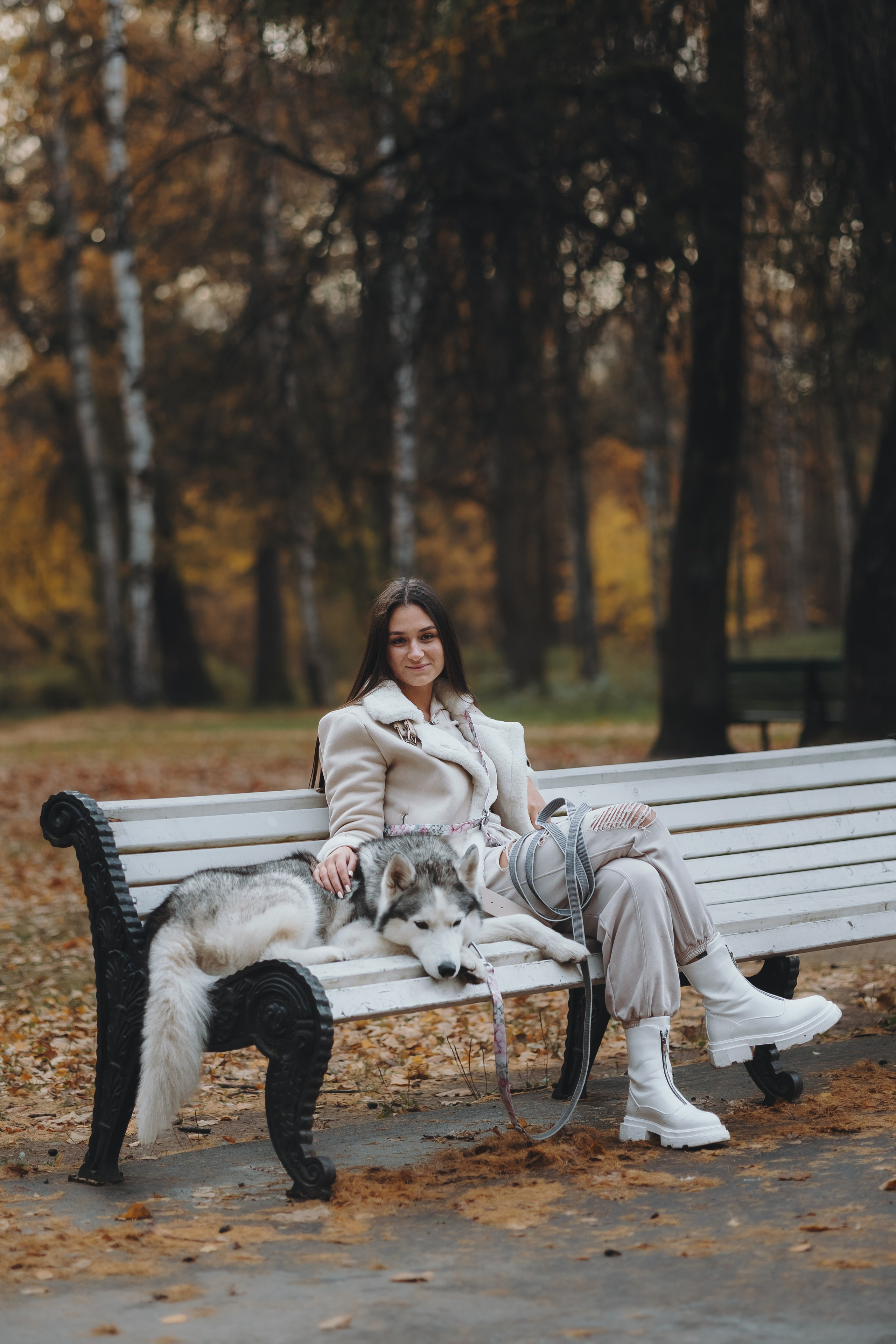 Настя и Айс. Фотограф-анималист в Санкт-Петербурге Алина Яхонт