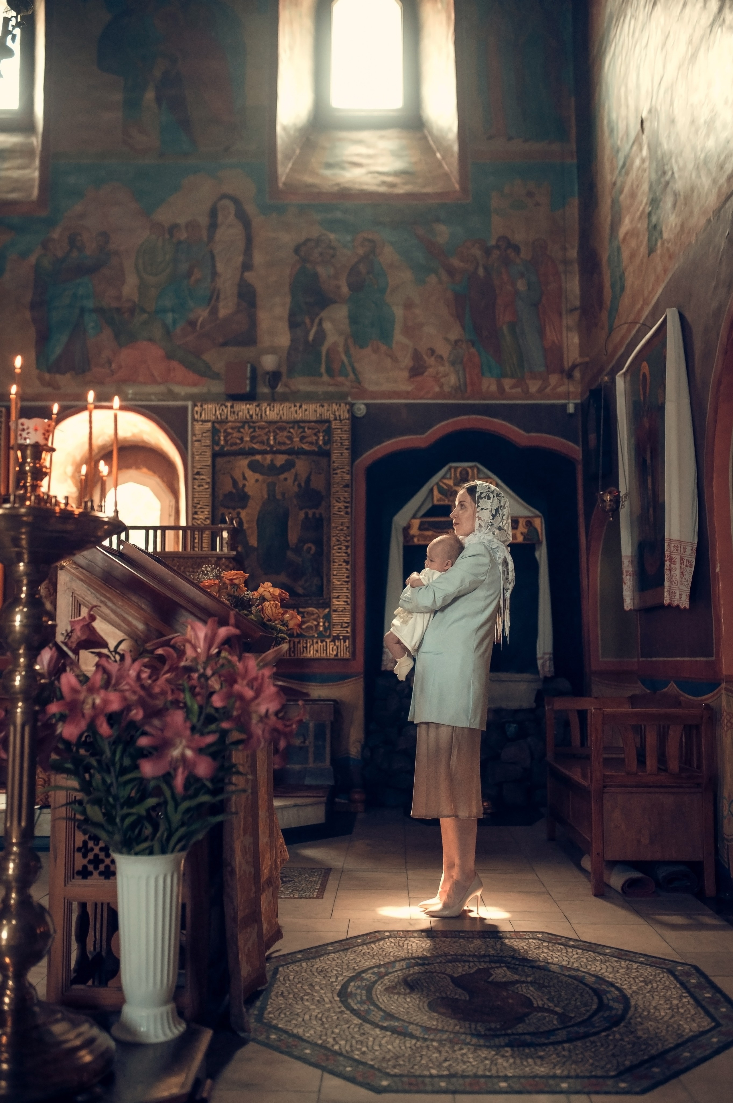 Таинство Крещения Спасо-Преображенский храм. Семейный фотограф Олеся Батурина Рязань