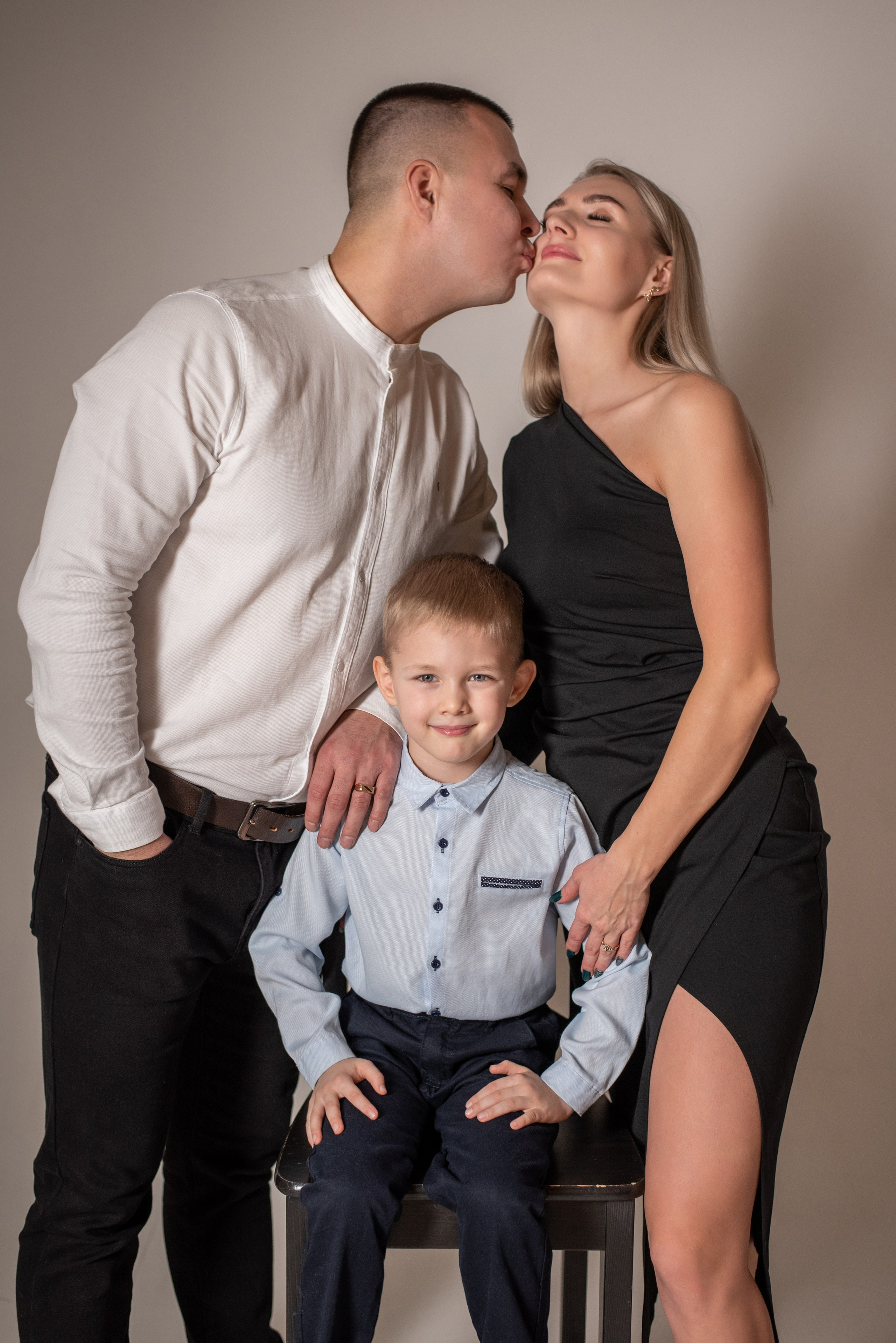 Семейная новогодняя фотосессия