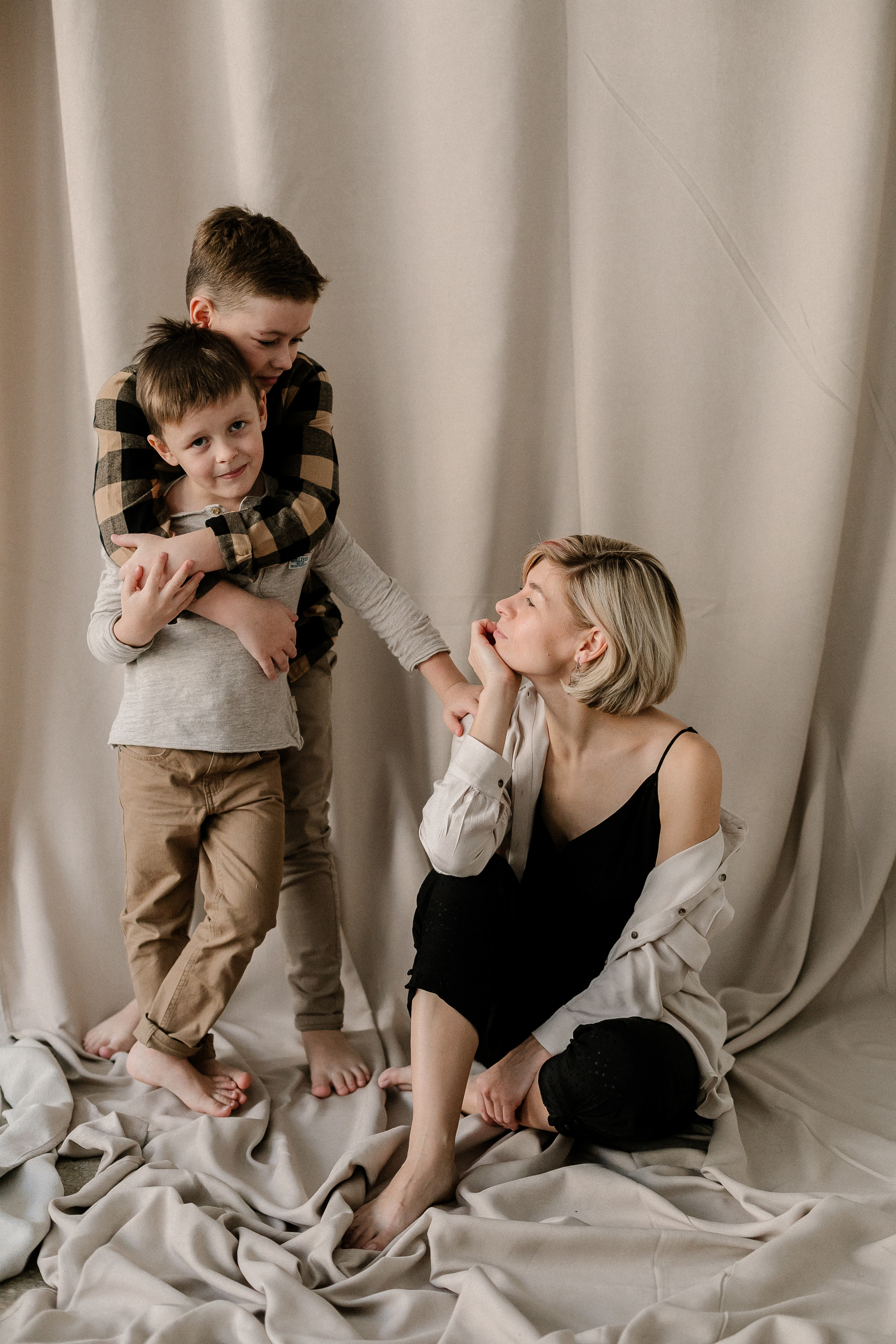 Ann and boys. Душевный фотограф Ксюша Мишина, Москва|Челябинск