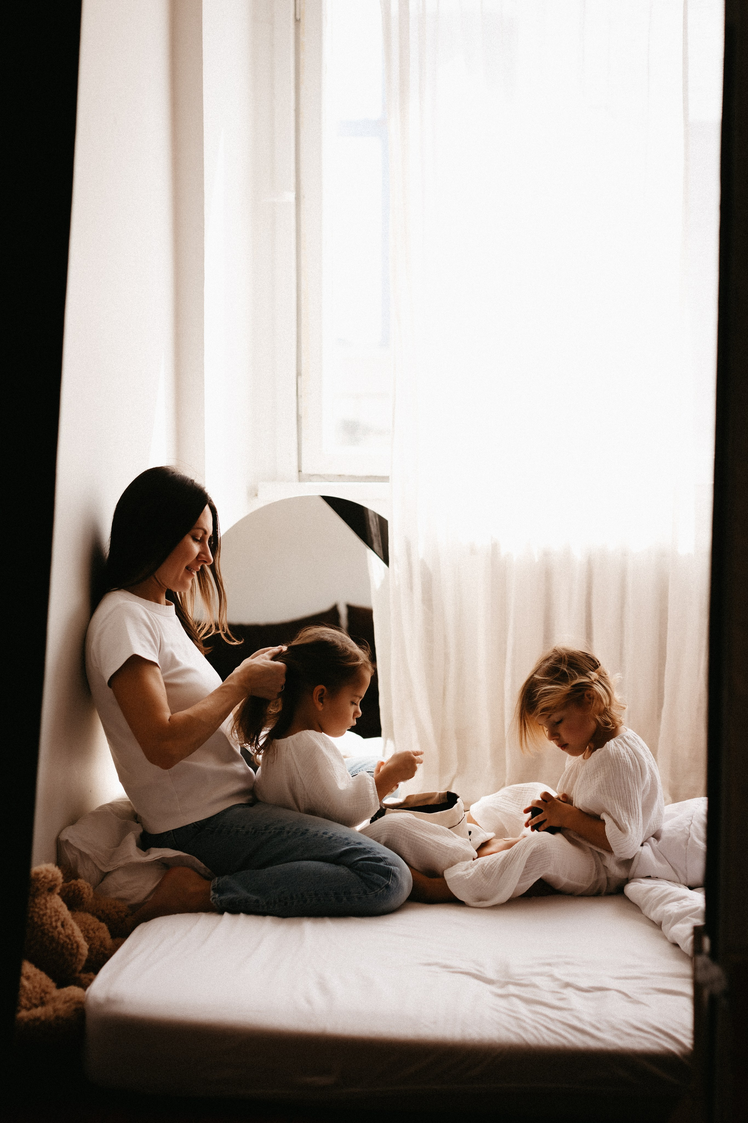 Мама и девочки. Евгения Пелипас