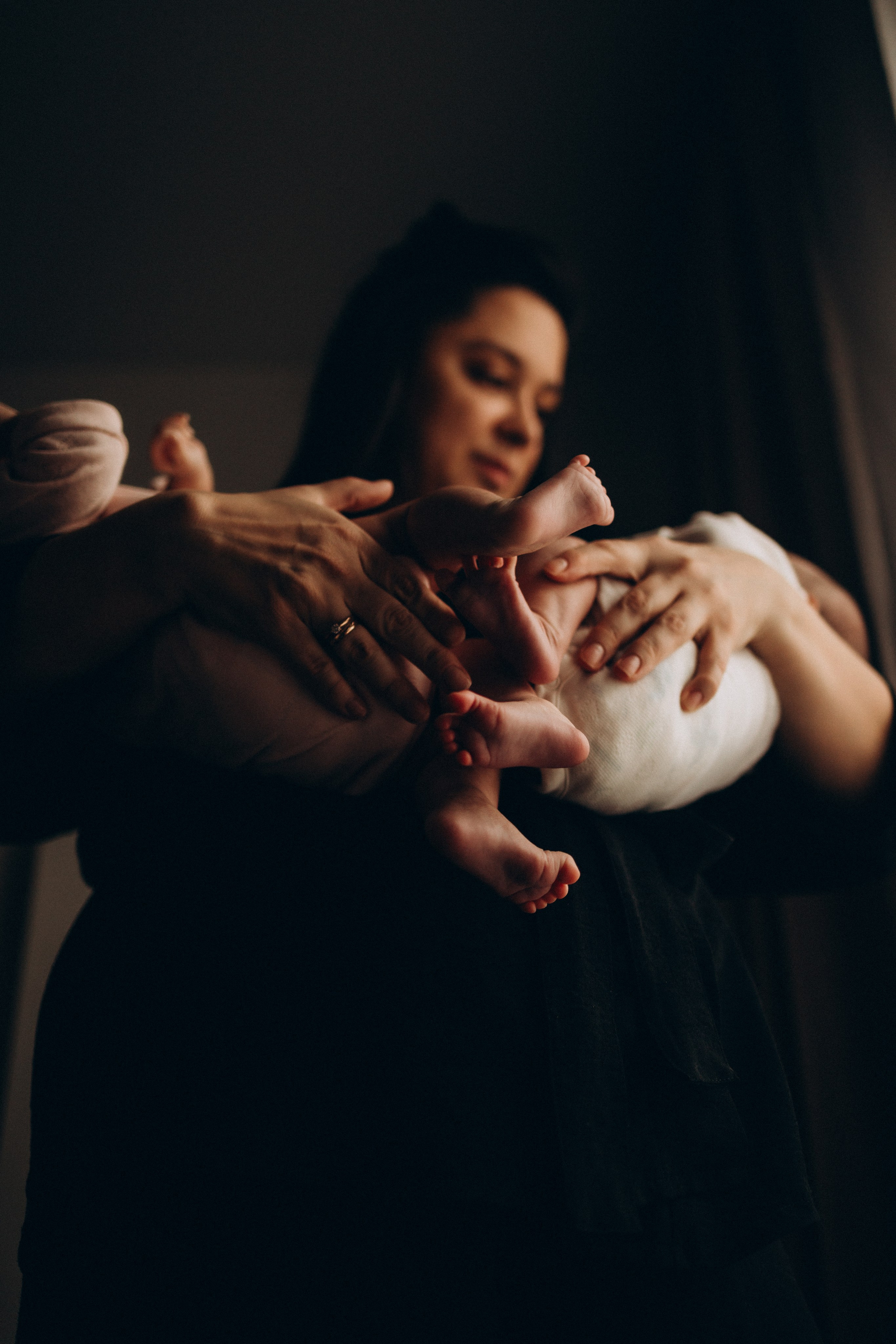 Маша и Варя 2 месяца. Евгения Пелипас