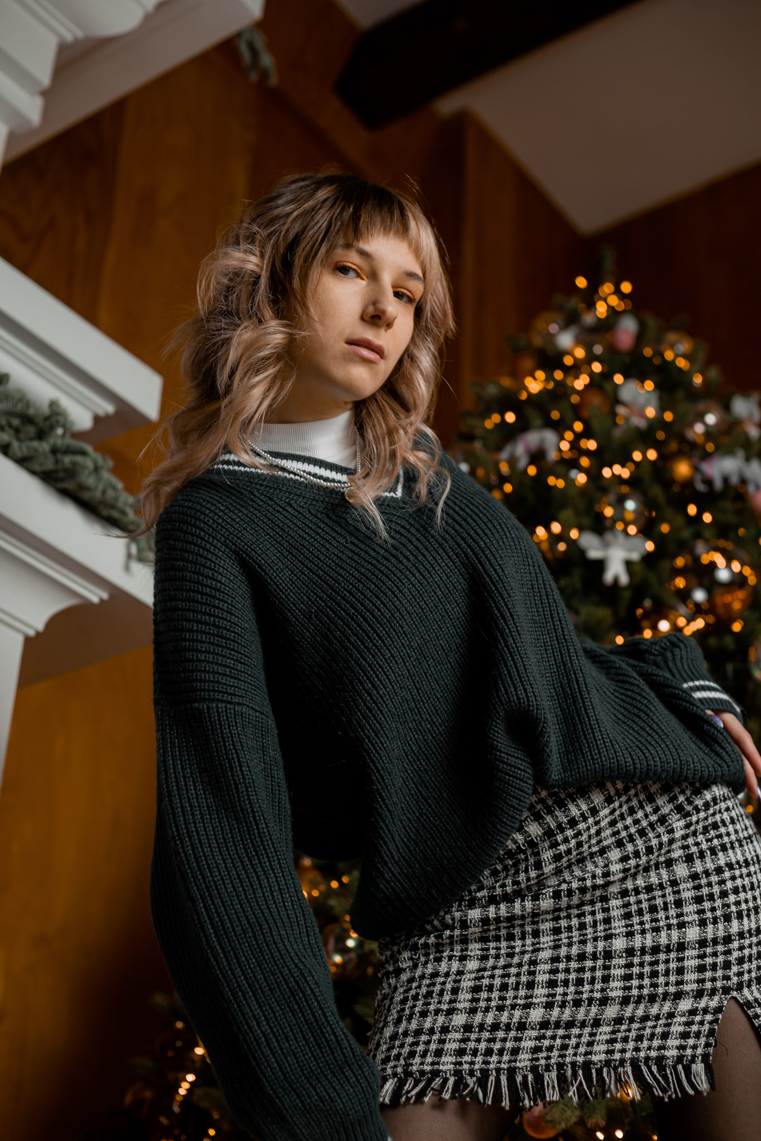 Стильная Новогодняя в студии. Свадебный и женский фотограф в Санкт-Петербурге Муртеева Екатерина