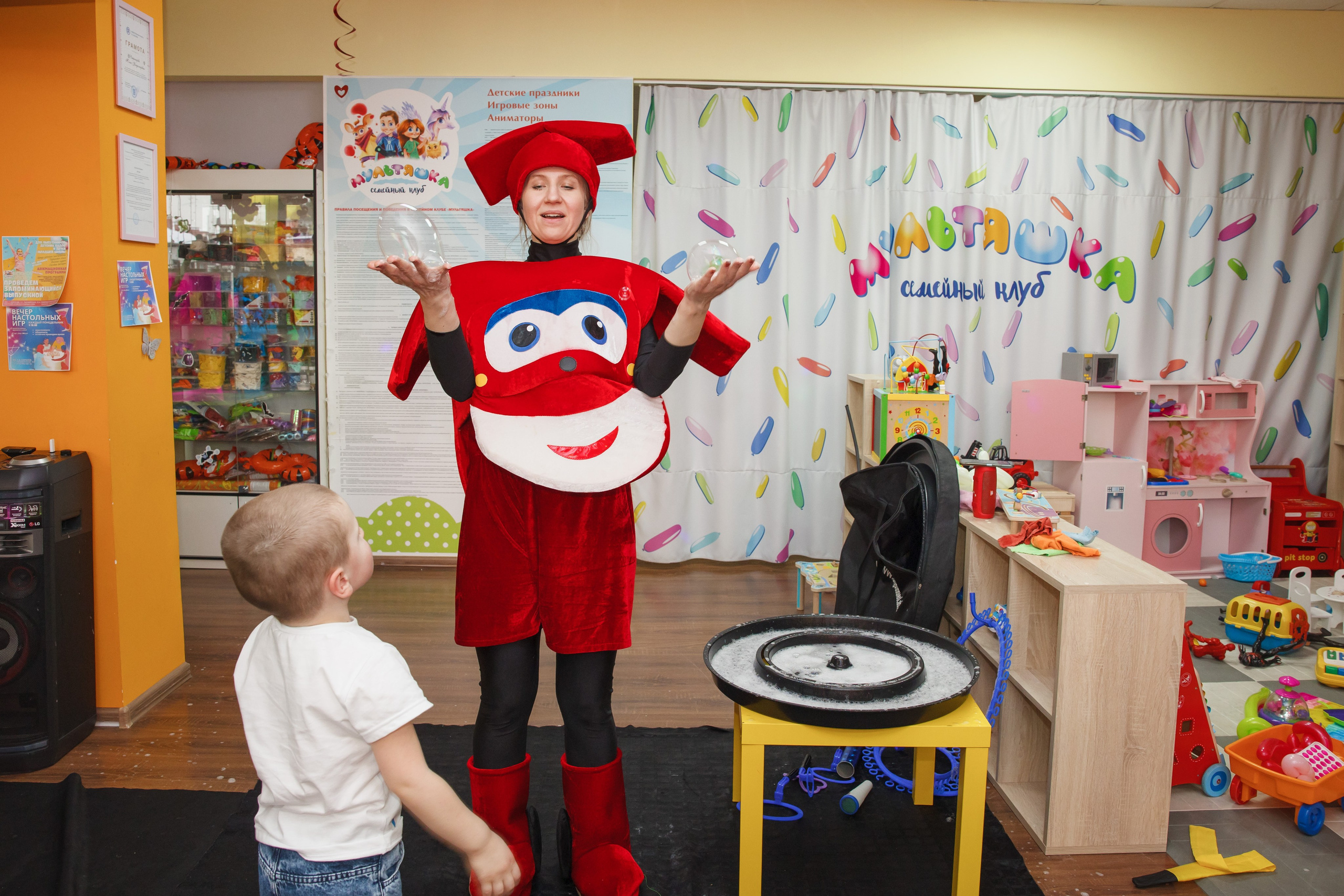 Детский День Рождения, Мише 3 годика, «Мультяшка». Свадебный и репортажный фотограф (Москва, Королев и другие)