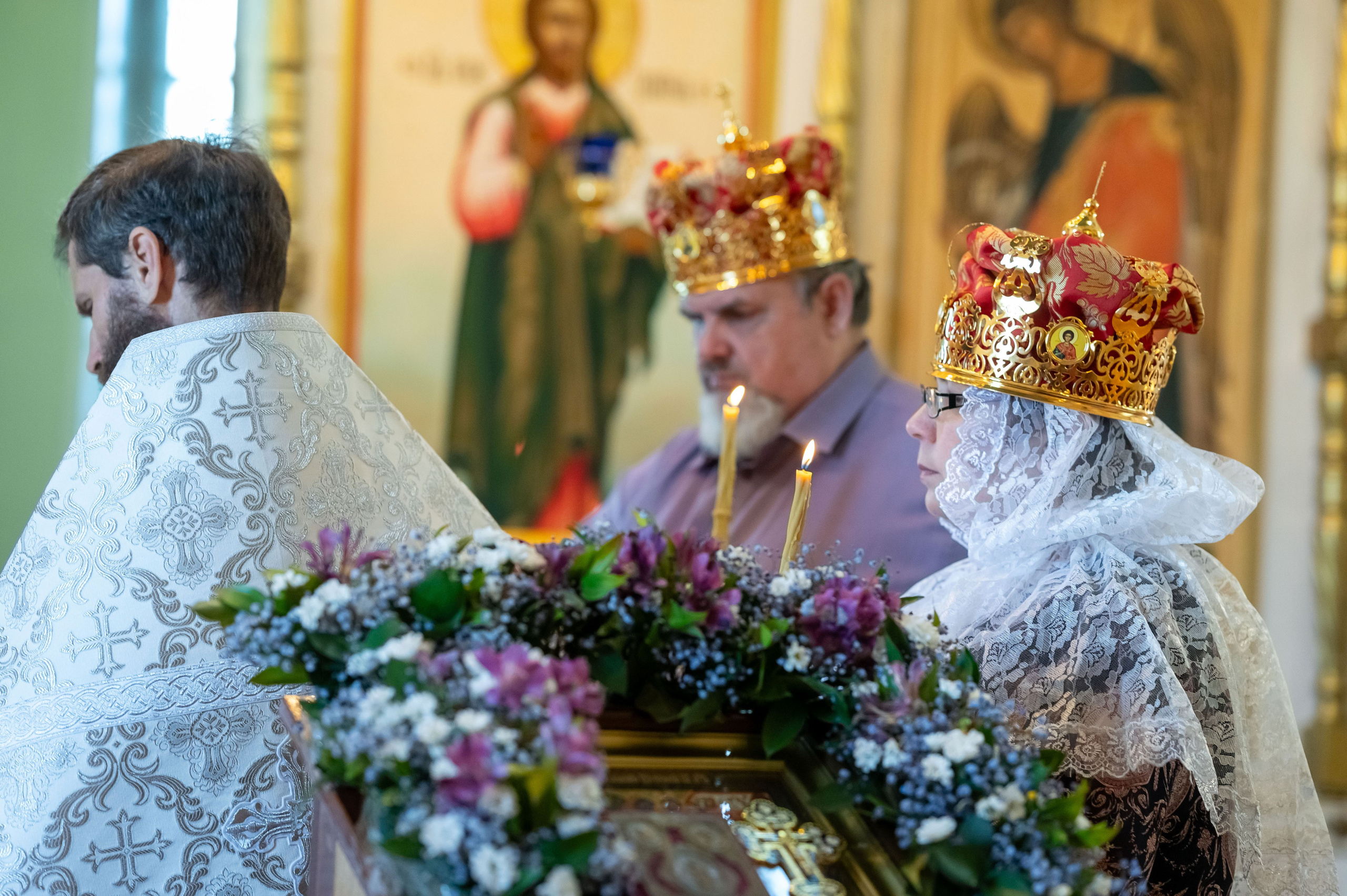 Венчание Алексея и Марины Успенский храм с. Константиново. Семейный фотограф в г. Воскресенск Наталия Молева