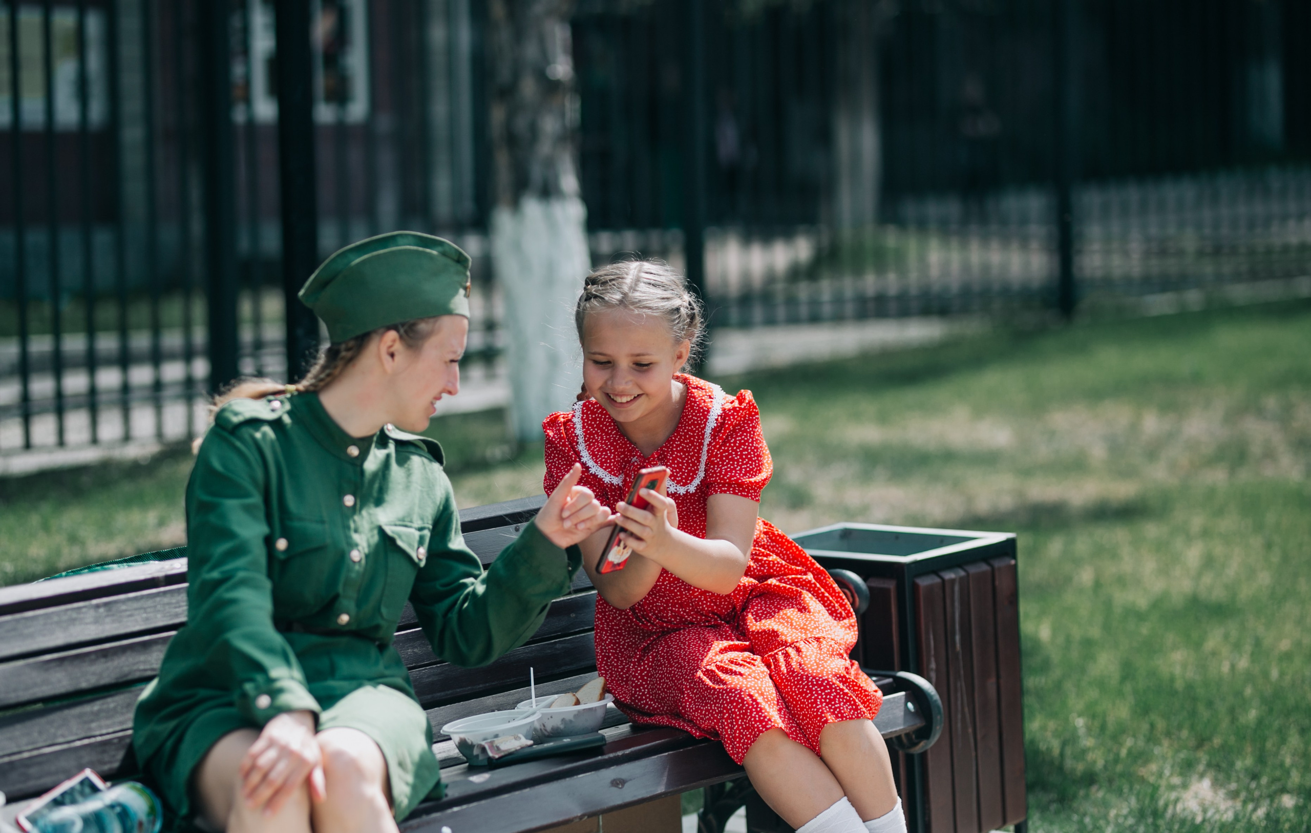 День освобождения Бахчисарая от нееко-фашистских захватчиков. Фотограф в Крыму