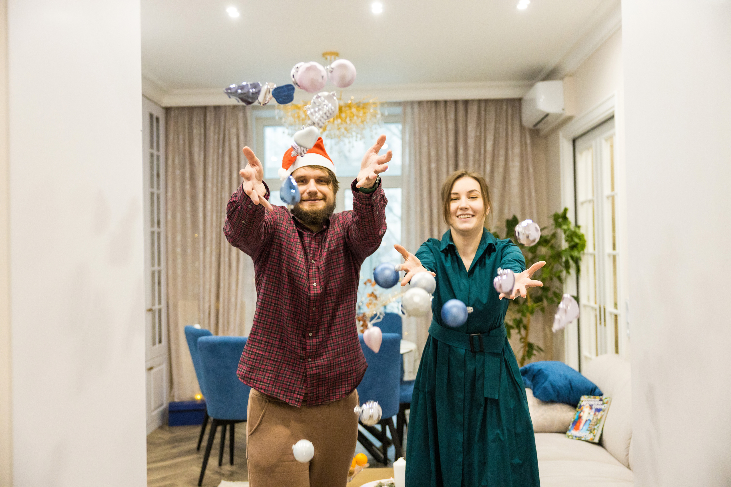 Предновогодне-домашняя лав стори. Репортажный и студийный фотограф в Москве — Софи