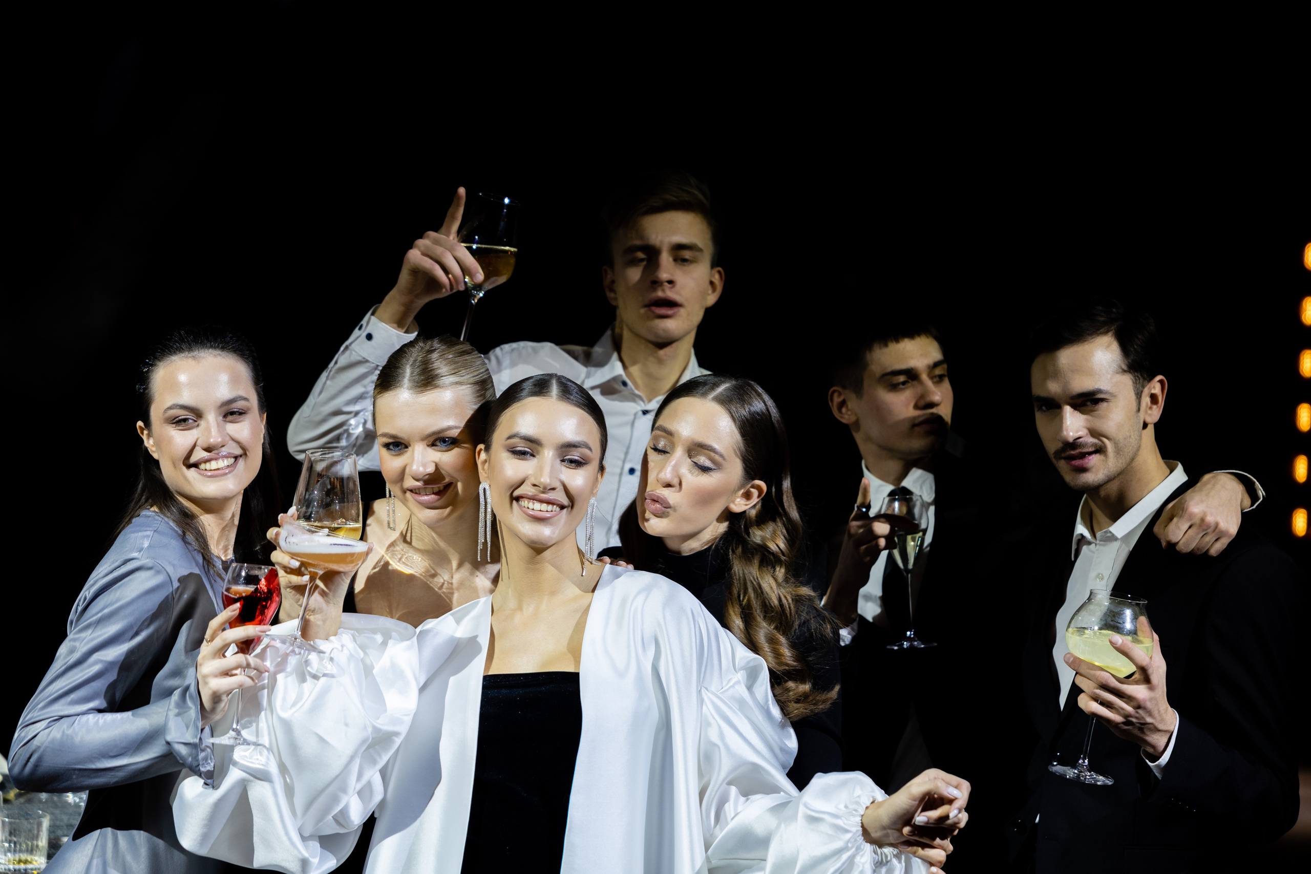 Свадьба-маскарад. Ресторан Madison. Репортажный и студийный фотограф в Москве — Софи